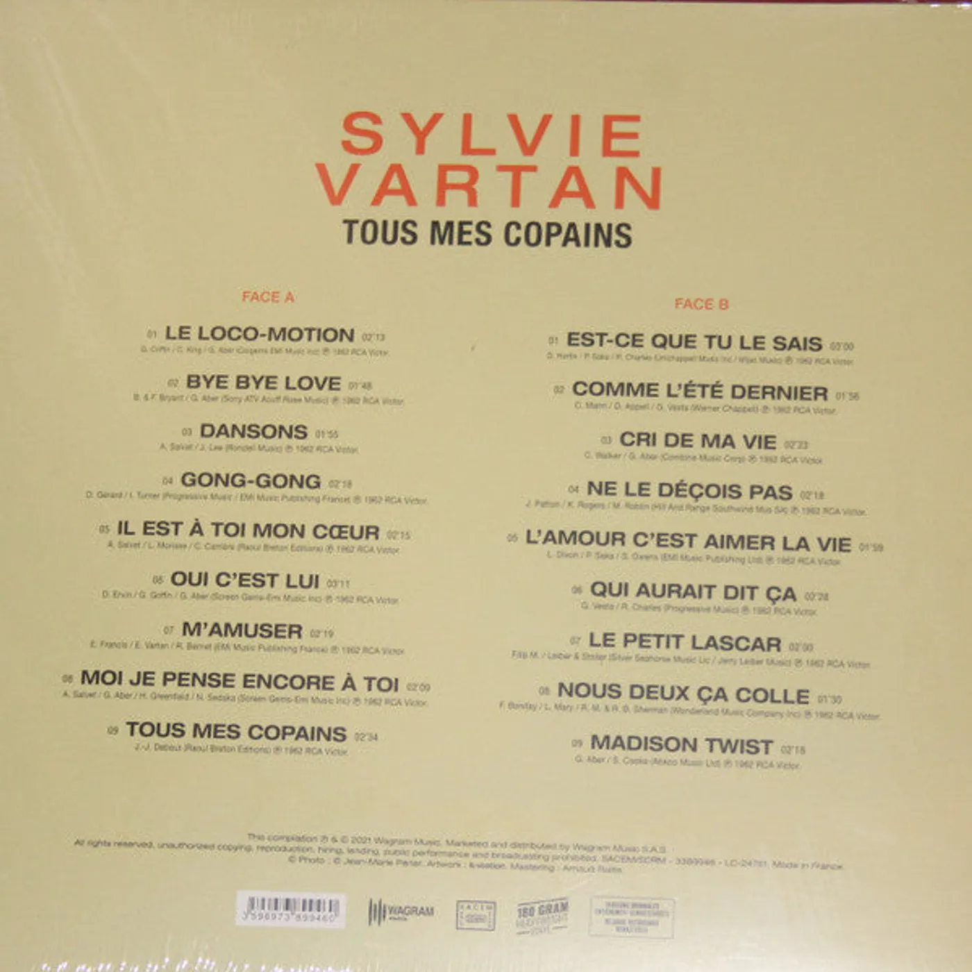 Sylvie Vartan / Tous Mes Copains - LP (Vinyl)