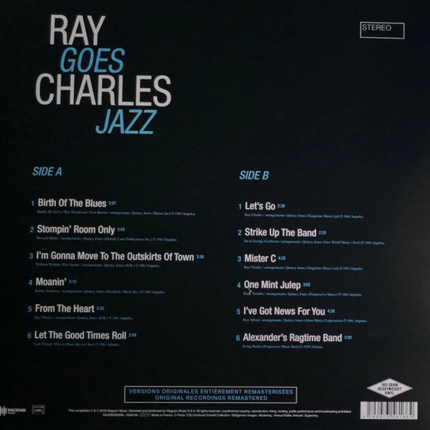 Ray Charles / Goes Jazz - LP (Vinyl)