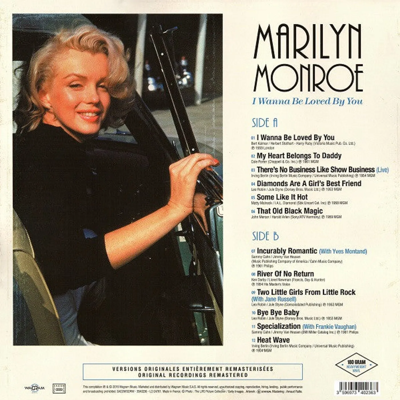 Marilyn Monroe / I Wanna Be Loved By You - LP (Vinyl)
