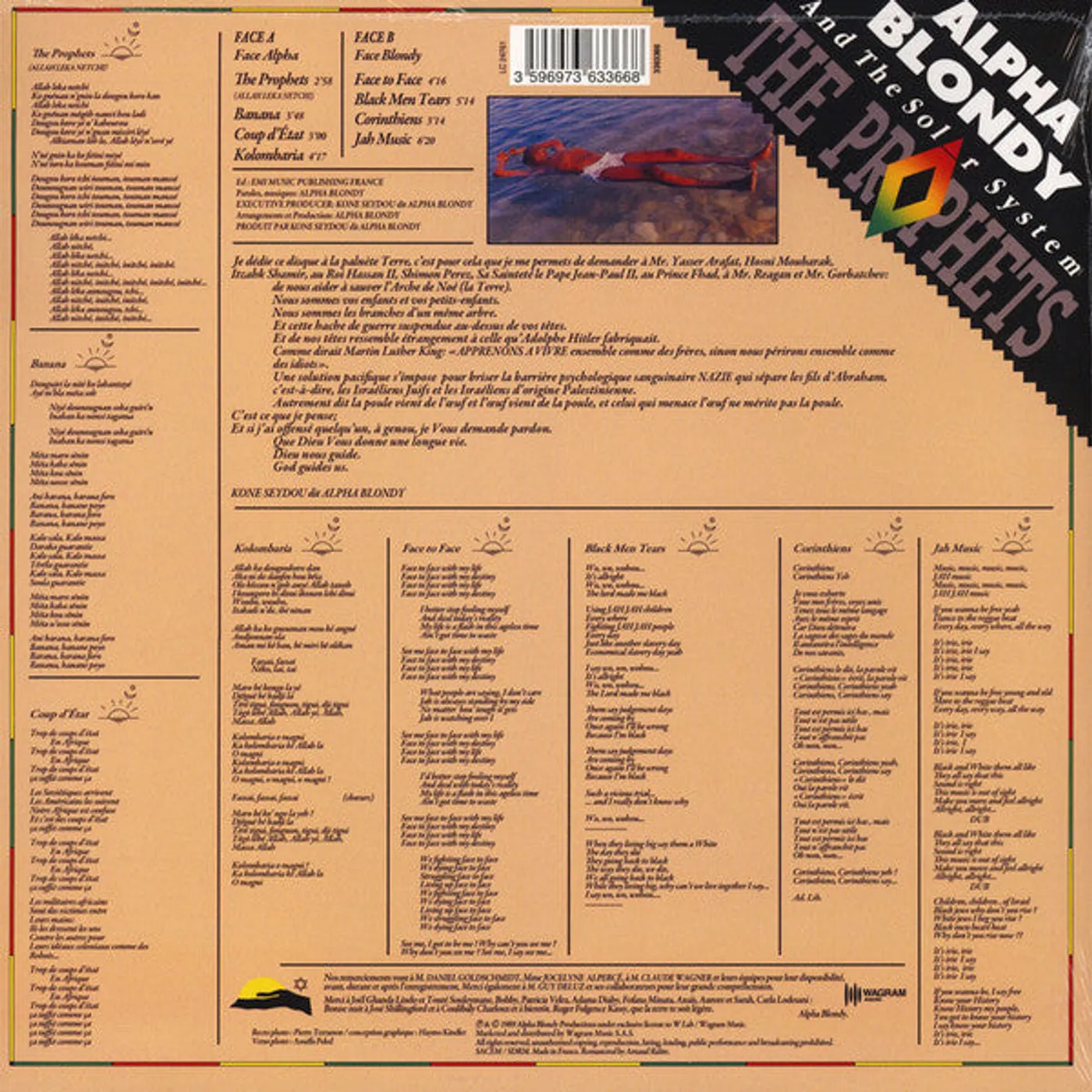 Alpha Blondy And The Solar System / The Prophets - LP (Vinyl)