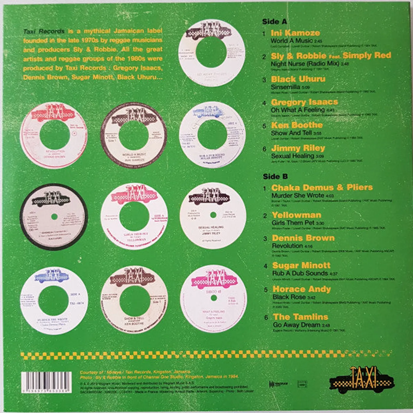 Sly & Robbie / Reggae Masterpieces Vol. 1 (A Taxi Records Anthology) - LP (Vinyl)