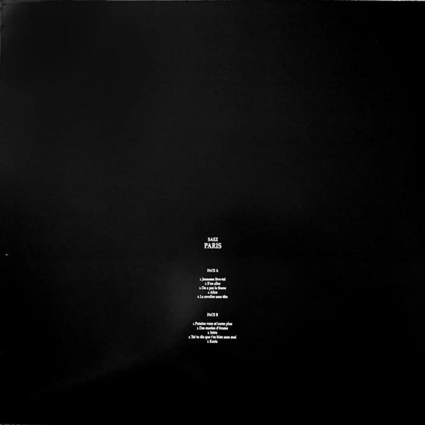 Saez / Paris - LP (Vinyl)