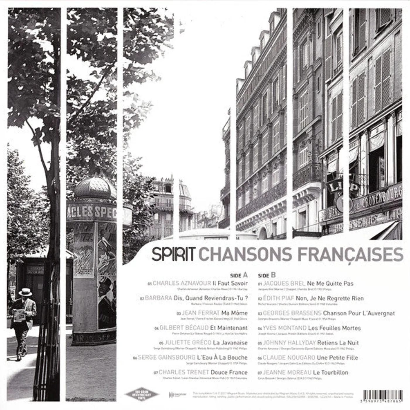 Various Artists Various / Spirit Of Chansons Françaises - LP (Vinyl)