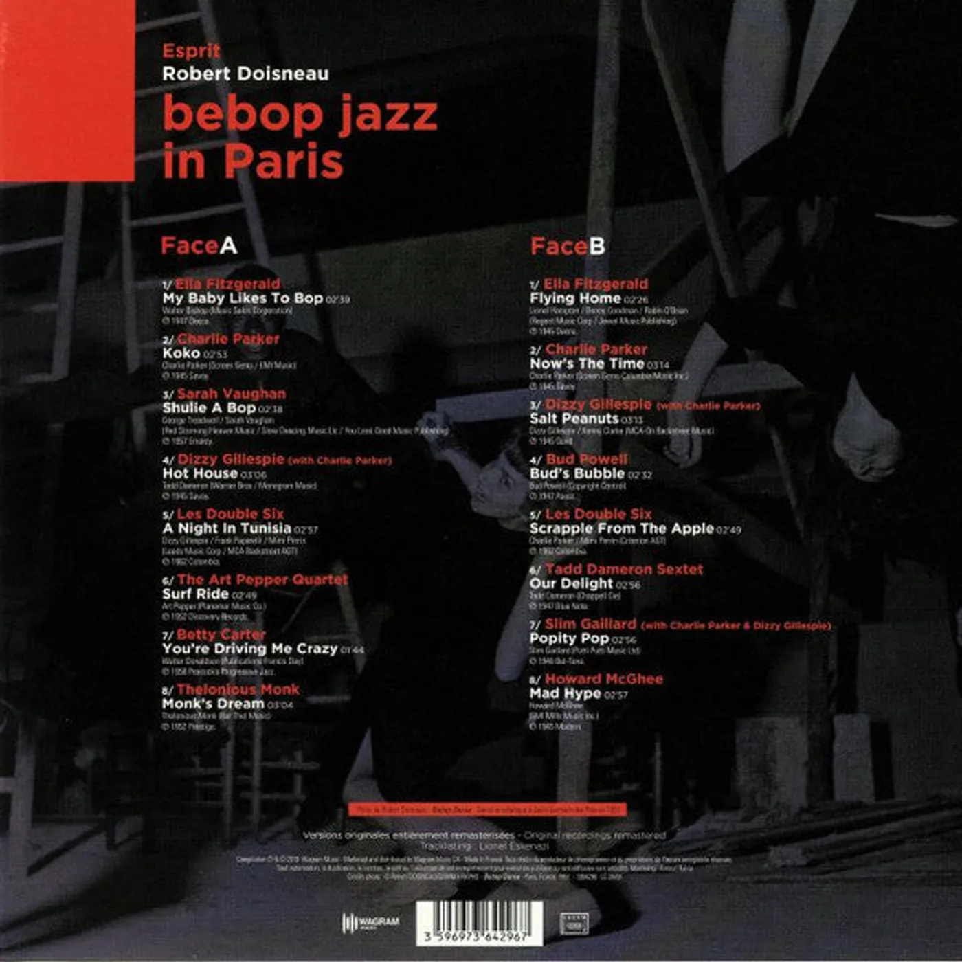Various Artists  Various / Bebop Jazz In Paris - LP (Vinyl)
