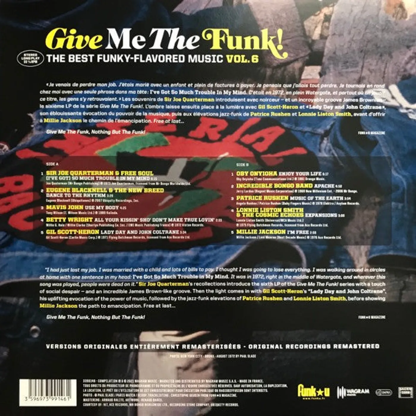 Various Artists  Various / Give Me The Funk! The Best Funky-Flavored Music Vol.6 - LP (Vinyl)
