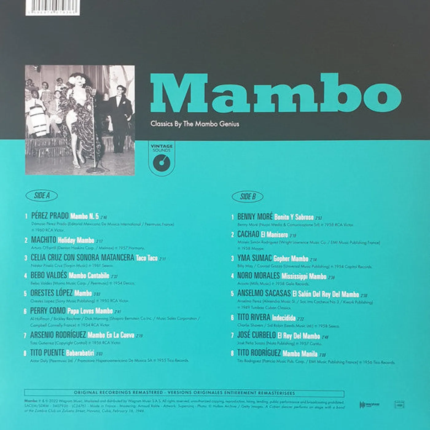 Various Artists  Various / Mambo (Classics By The Mambo Genius) - LP (Vinyl)