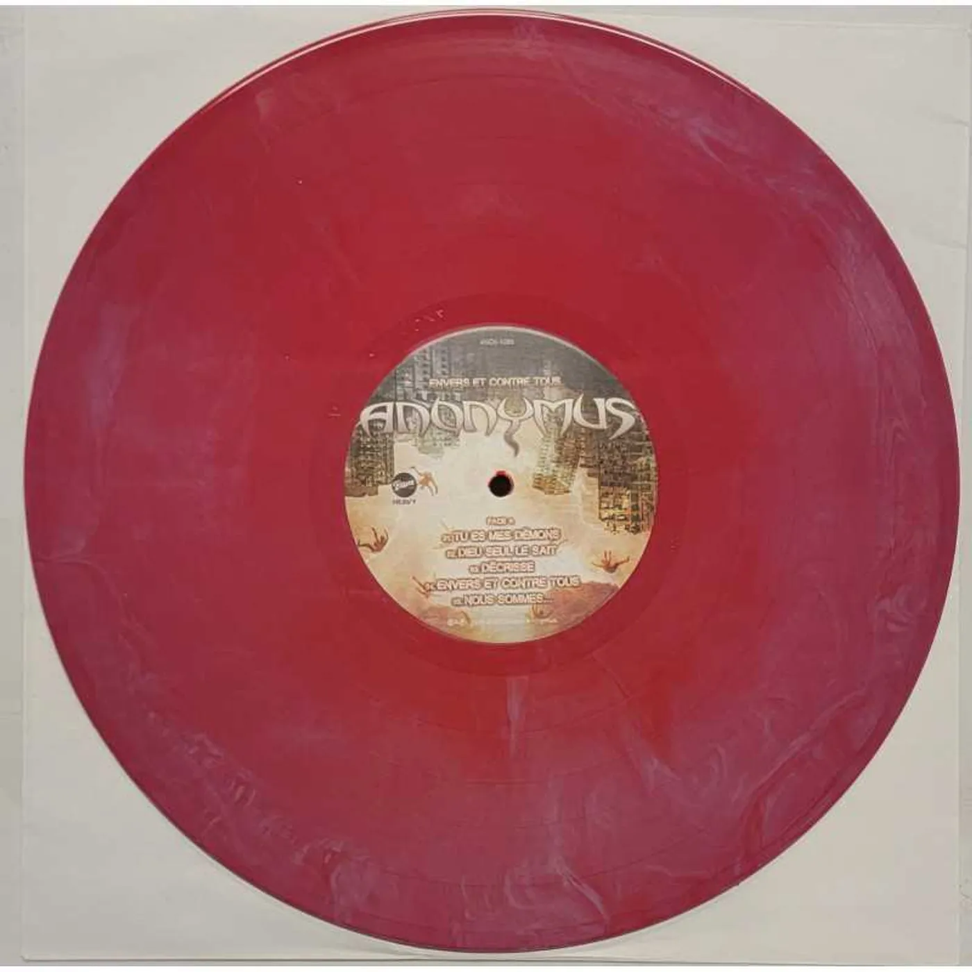ANONYMUS / ENVERS ET CONTRE TOUS - LP ROUGE (Vinyl)