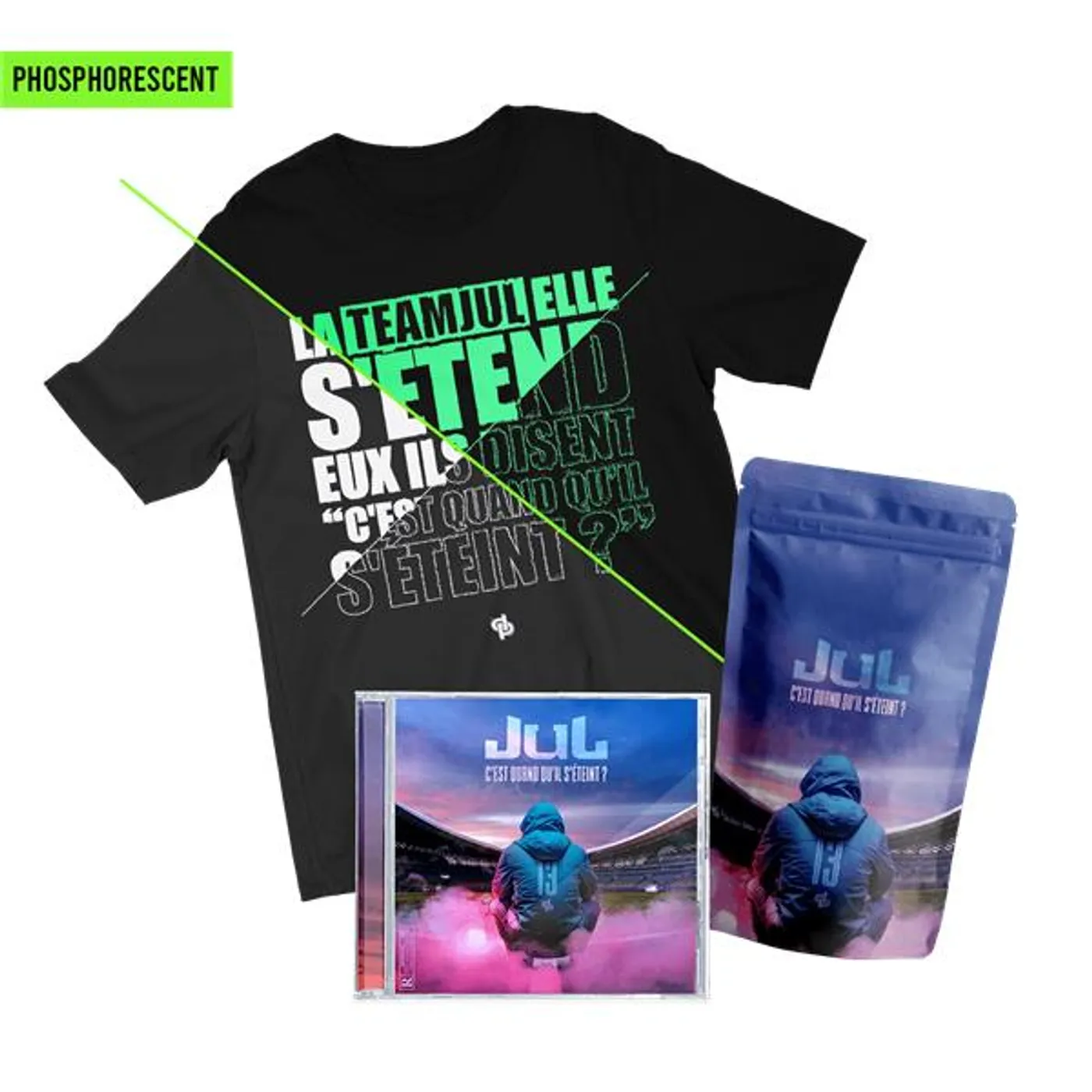 Jul / C'est quand qu'il s'éteint ? - CD + T-shirt