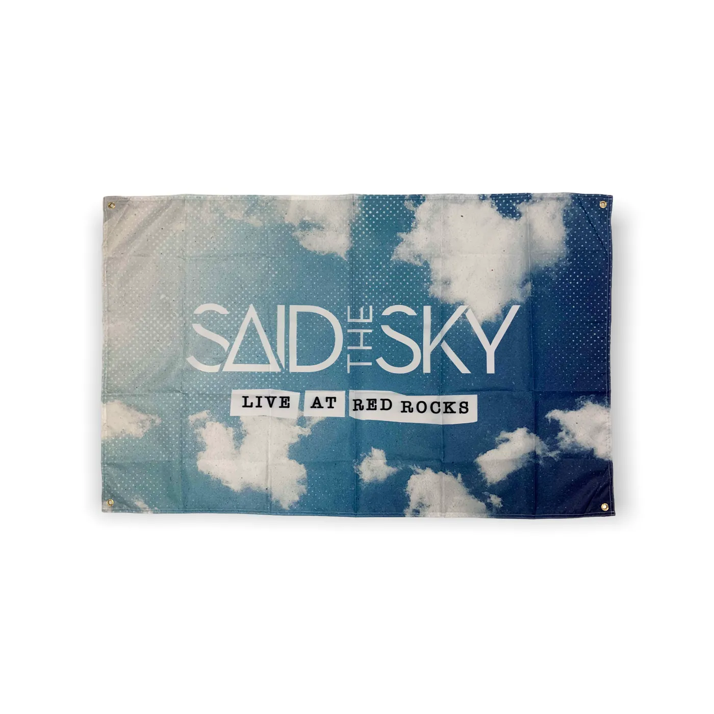 Said The Sky Red Rocks Flag