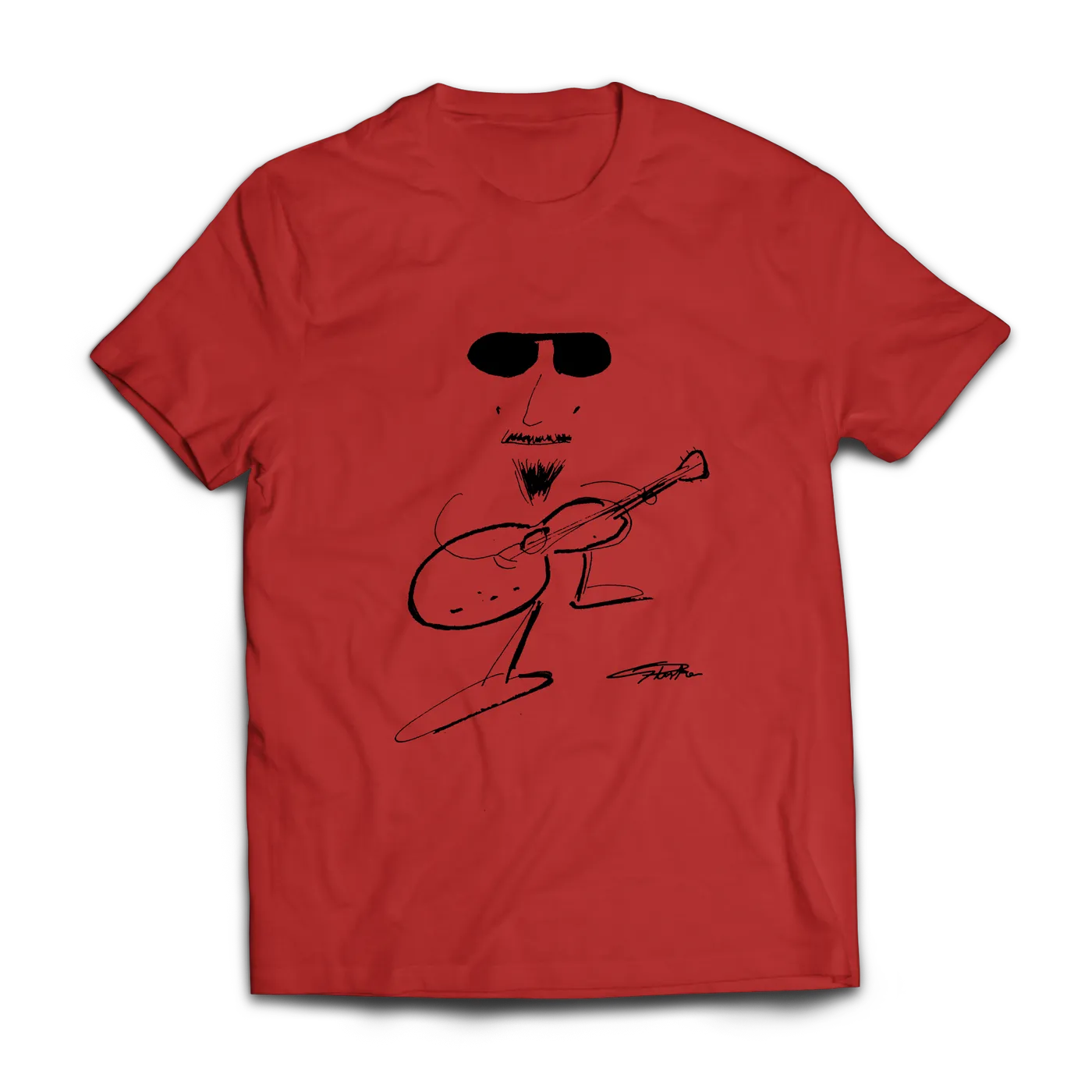 Graham Parker Doodle T-shirt - Red