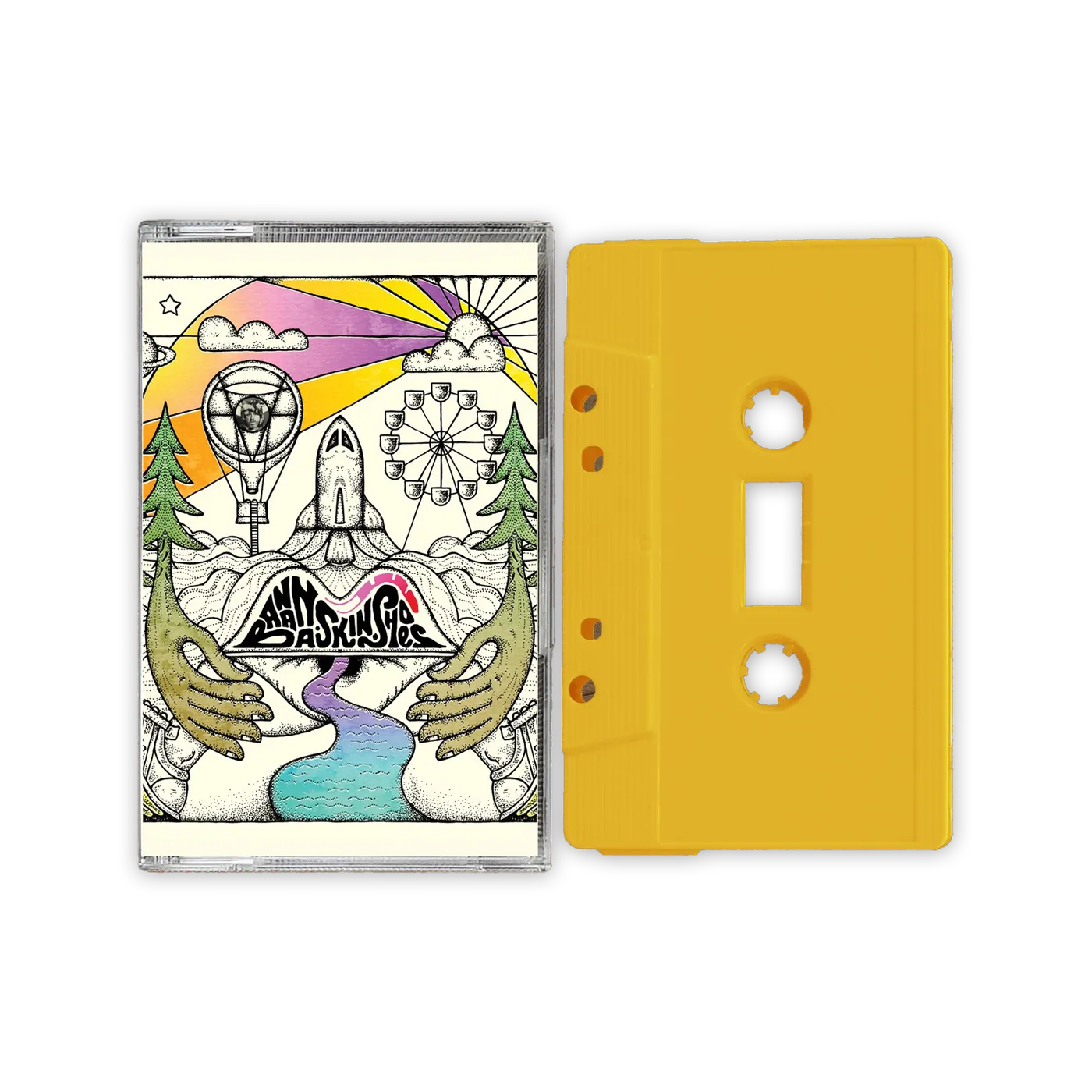 Badly Drawn Boy Banana Skin Shoes - Yellow Cassette