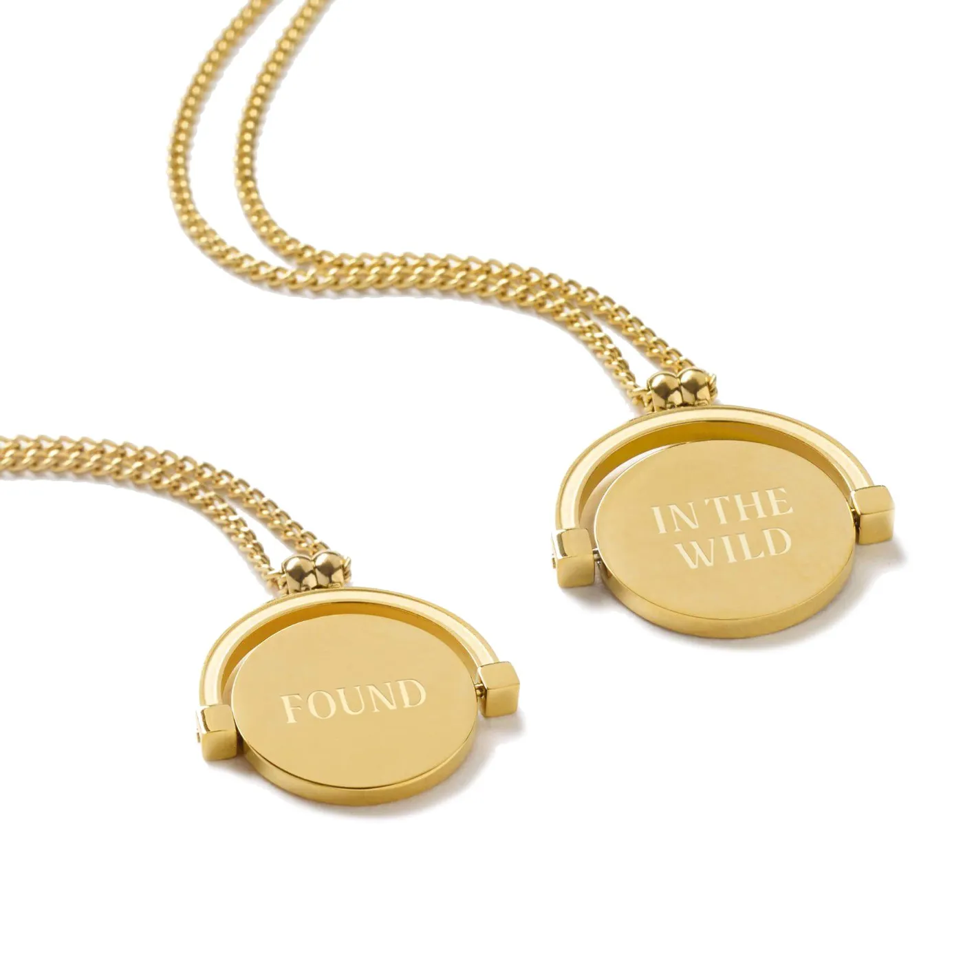 Eli & Fur ‘FOUND / IN THE WILD’ SPINNER CHAIN (GOLD/STAINLESS STEEL)