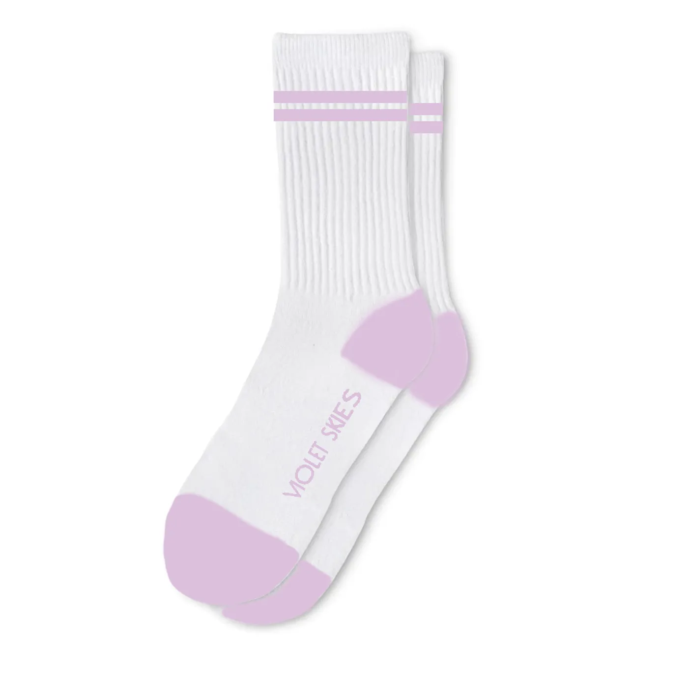 Violet Skies Logo Socks