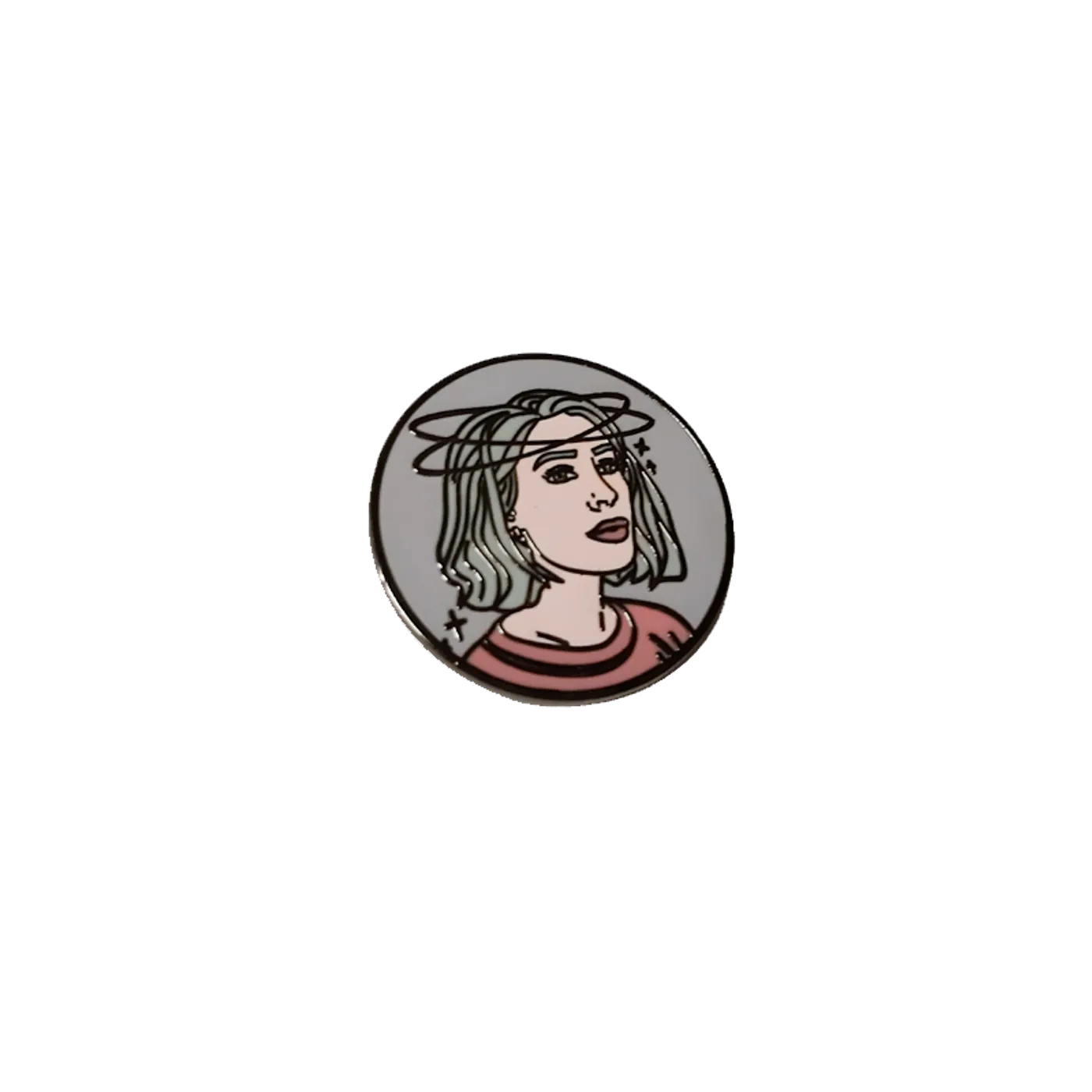 Violet Skies Pin Badge