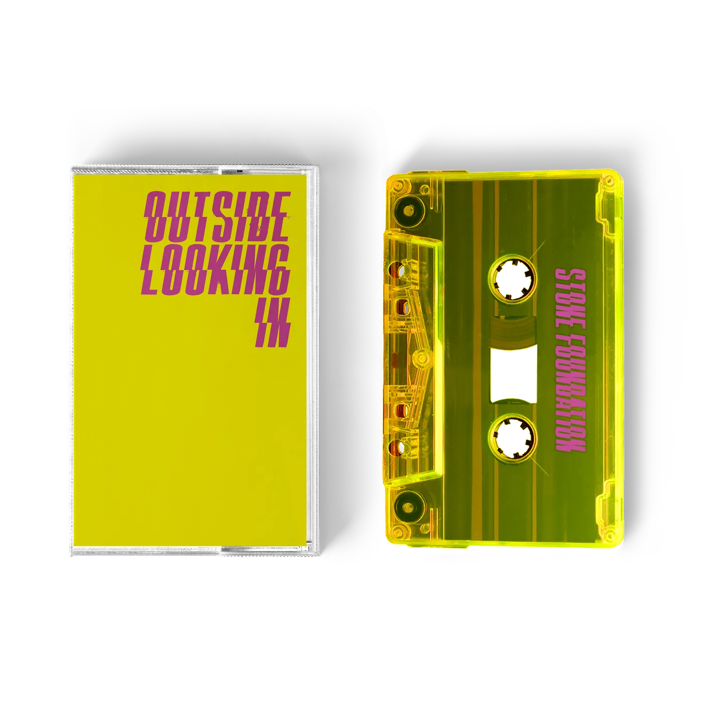 Stone Foundation Outside Looking In - Collector's Edition Yellow Cassette