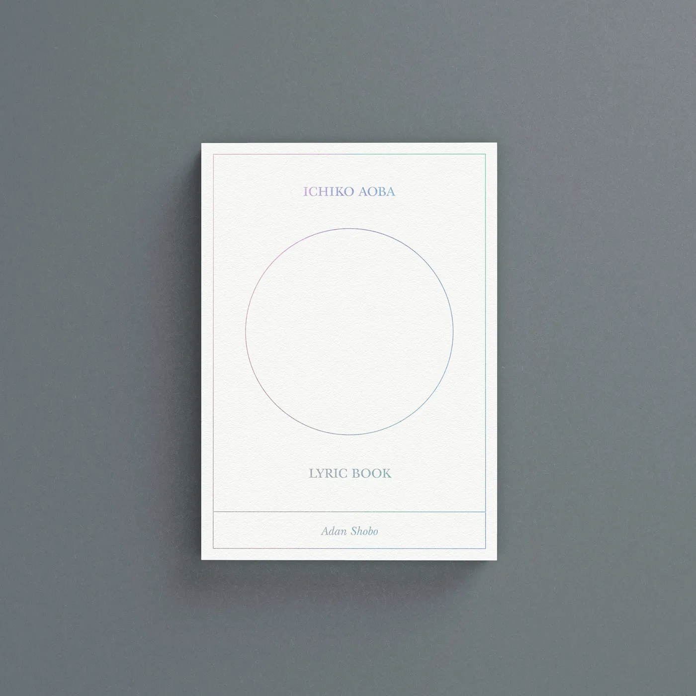 Ichiko Aoba Lyric Book