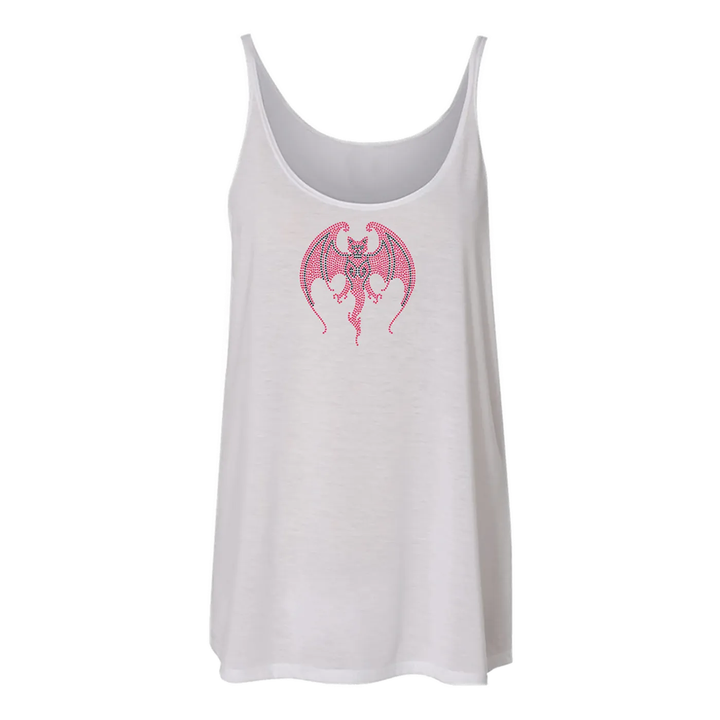 Hollywood Vampires Bat Bling Slouchy Tank