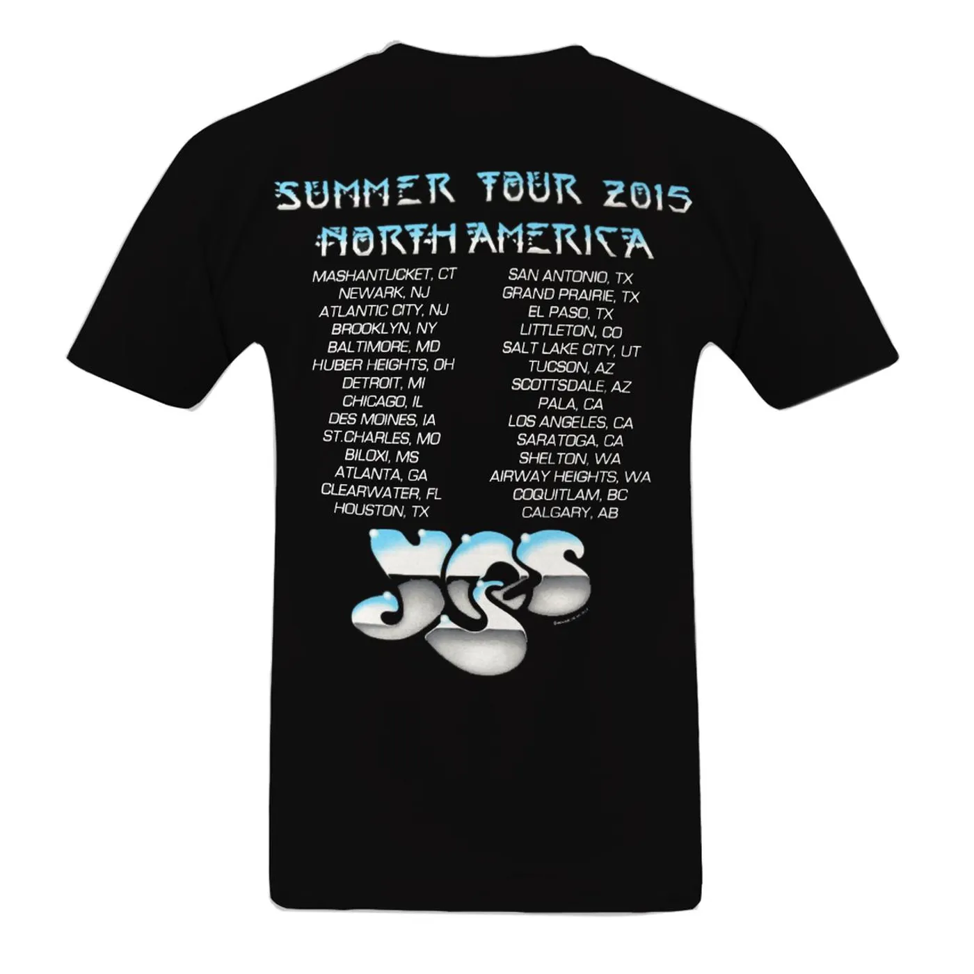 Yes Summer 2015 North America Tour Tee