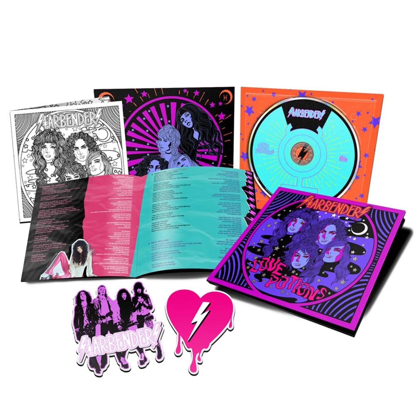 Starbenders - 'Love Potions' CD Digipak