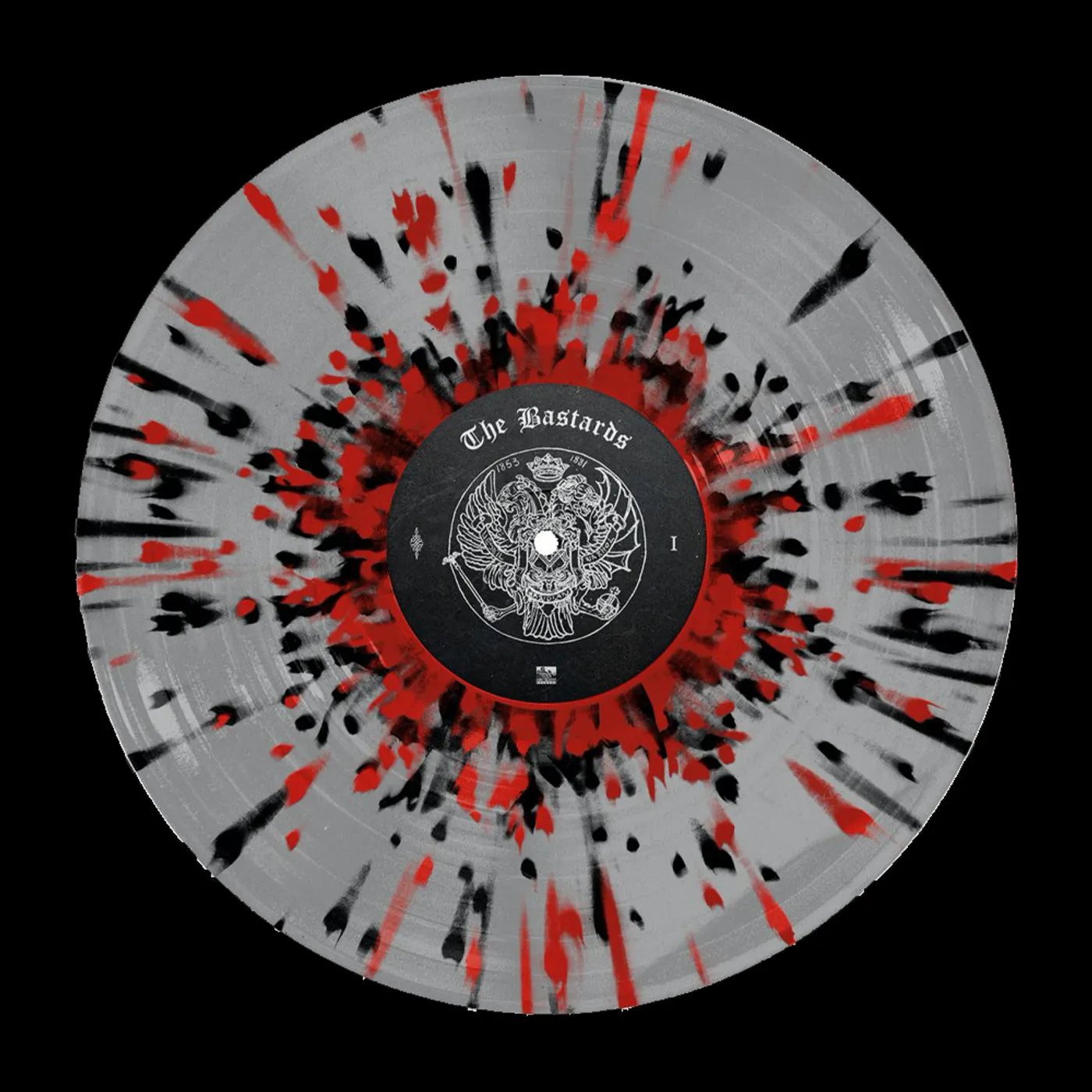 Palaye Royale - 'The Bastards' Vinyl Ultra Clear w/ Red & Black Splatter