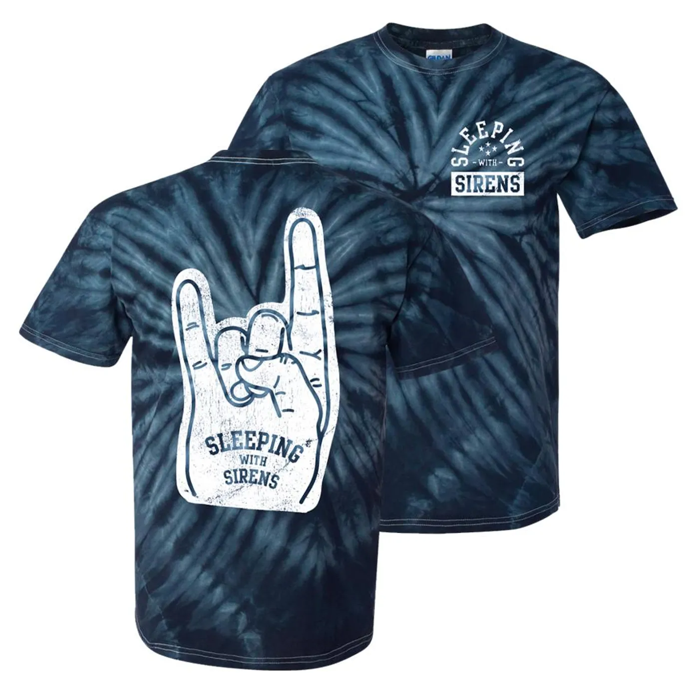 Sleeping With Sirens - Horns T-Shirt (Tie Dye)