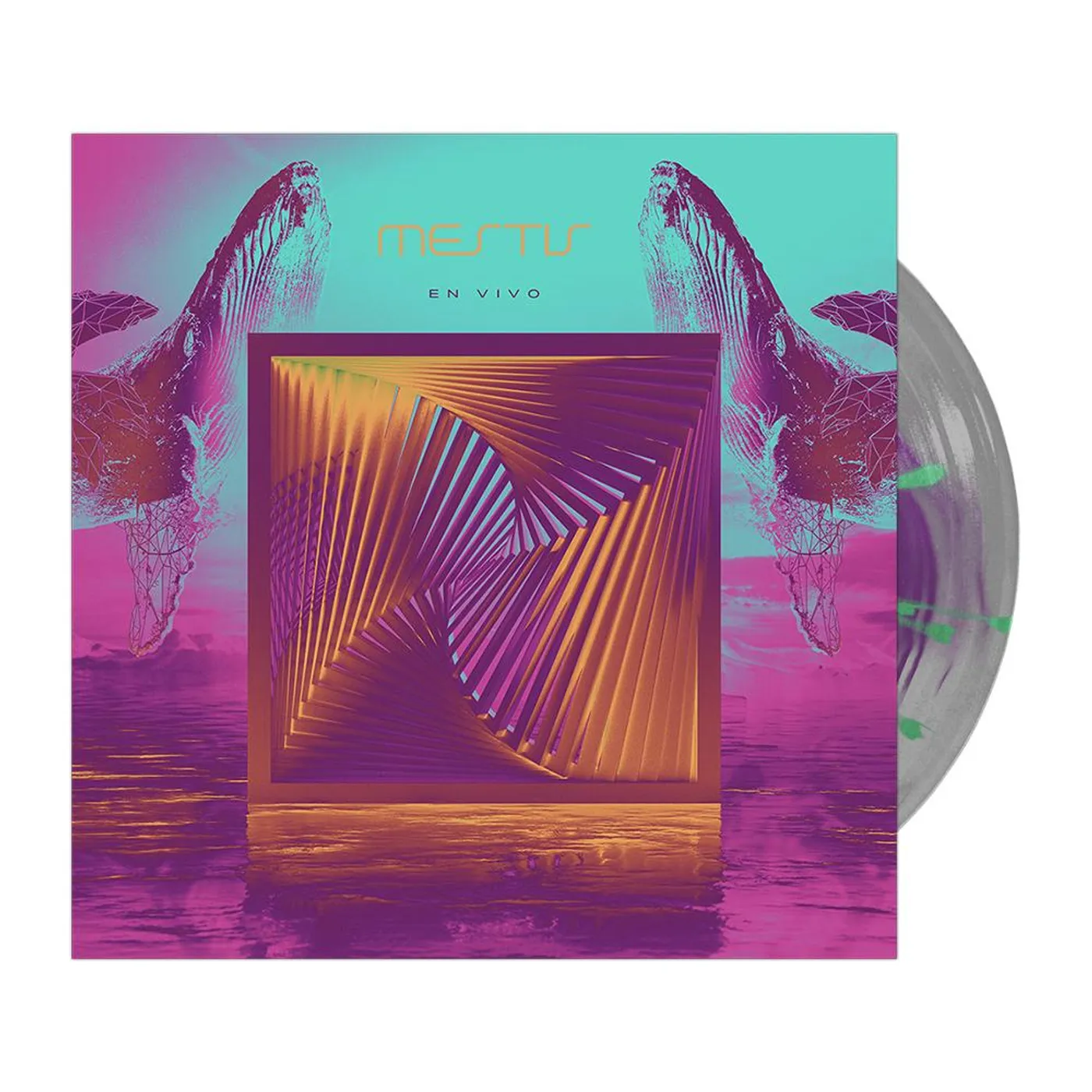 Mestís - En Vivo 12" Vinyl (Purple/Clear w/ Mint Green Splatter)