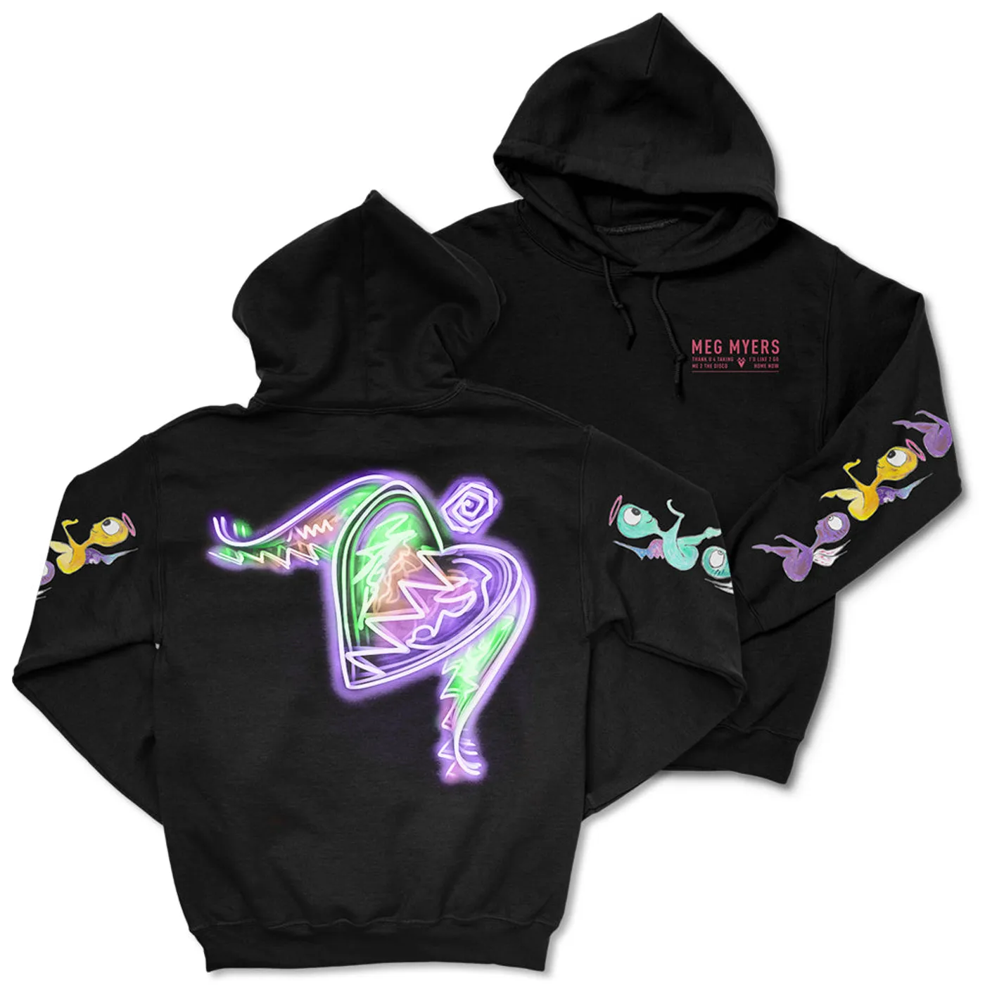 Meg Myers - Illustrations Hoodie (Black)
