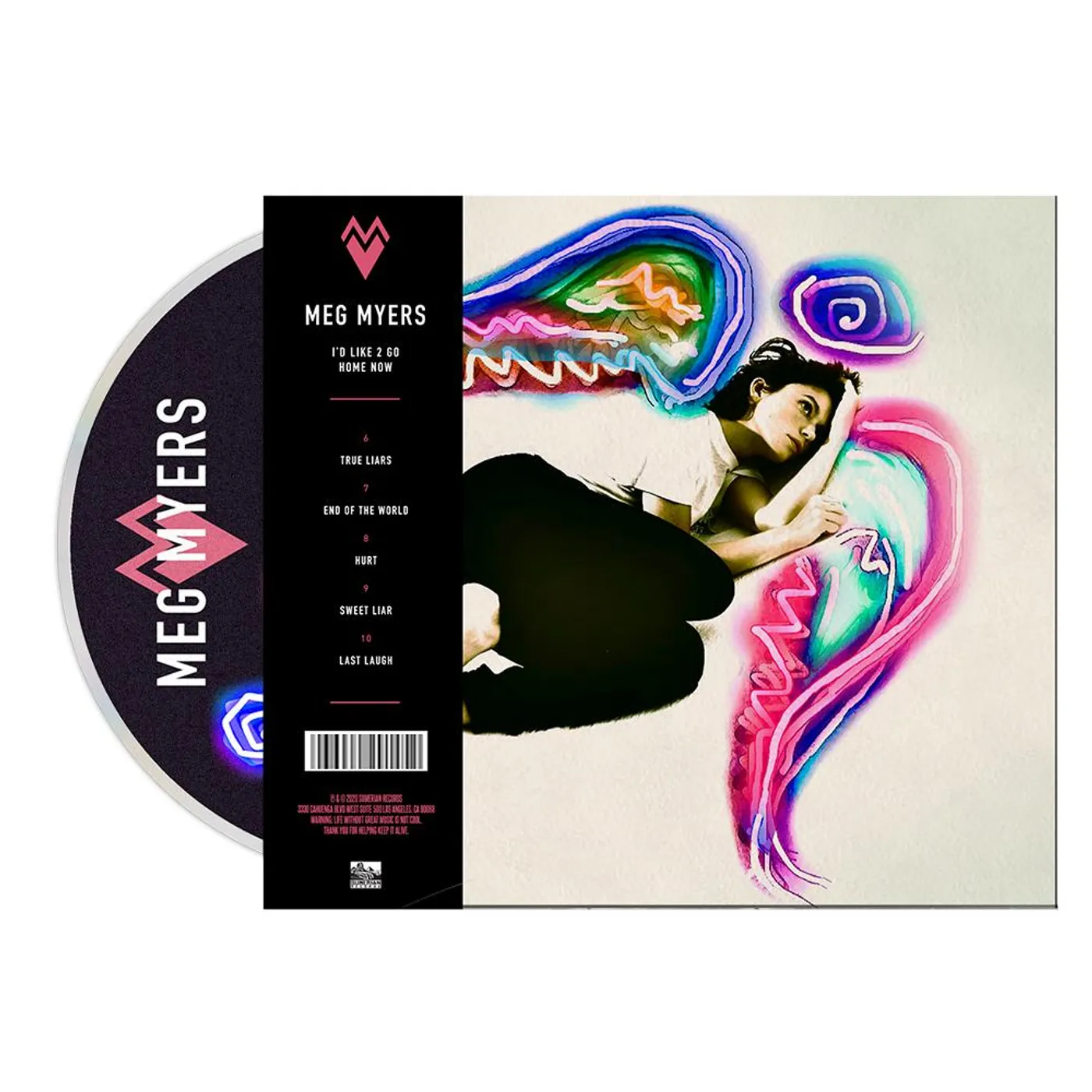 Meg Myers - 'Thank U 4 Taking Me 2 The Disco' + 'I'd Like 2 Go Home Now' 2xEP (CD)