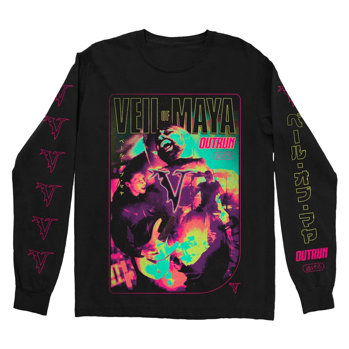 Veil Of Maya - 'Outrun' Black Longsleeve