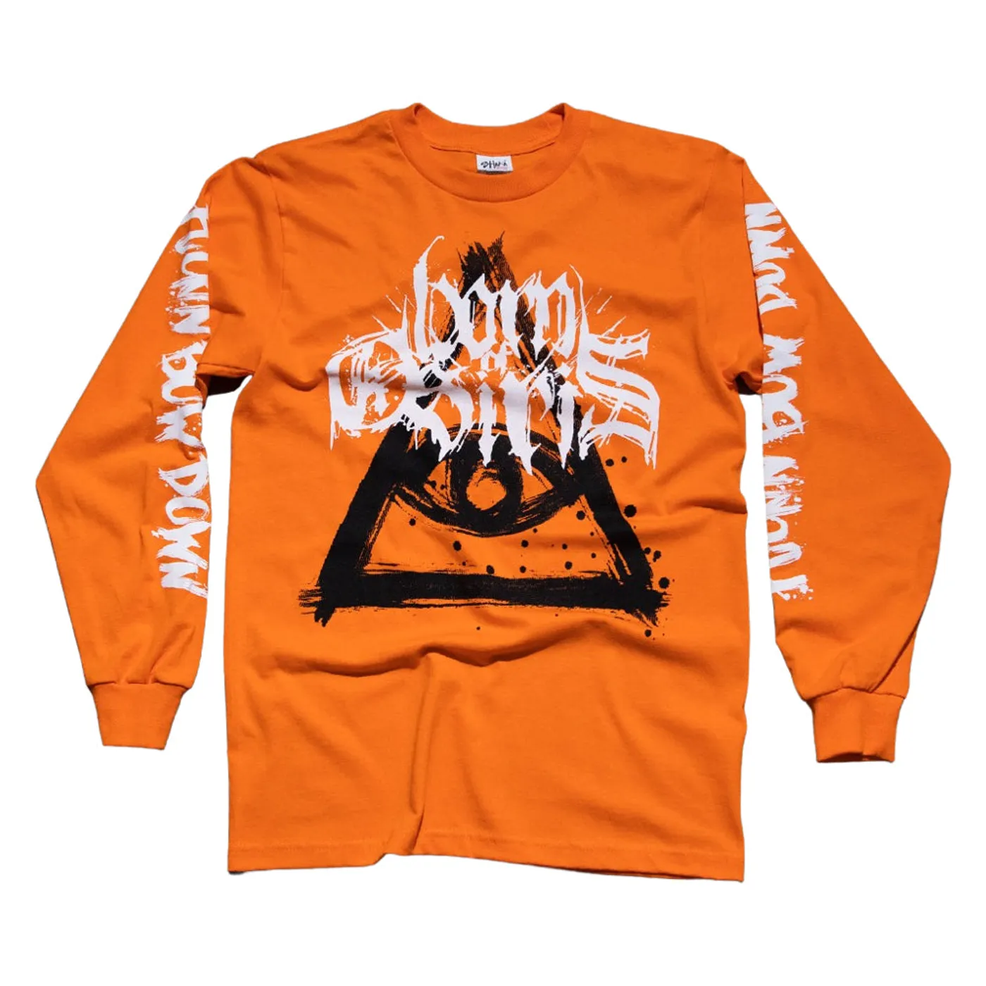 Born of Osiris - "Bow Down" Shaka Wear Orange Long Sleeve Tee