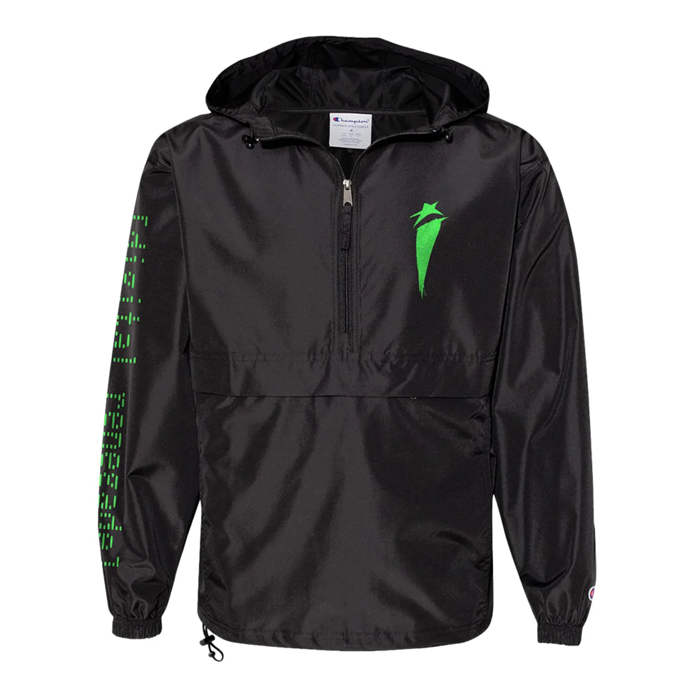 I See Stars -Digital Renegade Black Champion Windbreaker