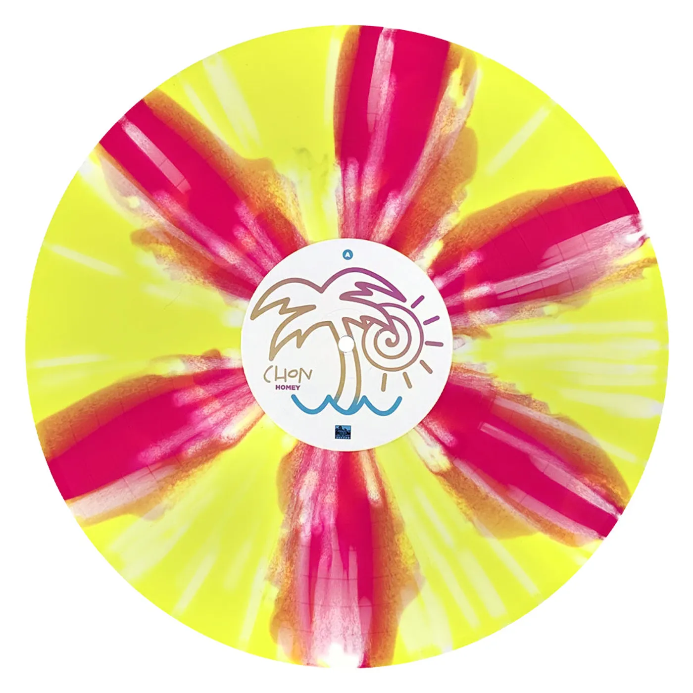 CHON - 'Homey' Yellow + Light Hot Pink Cornetto w/ White Splatter Vinyl