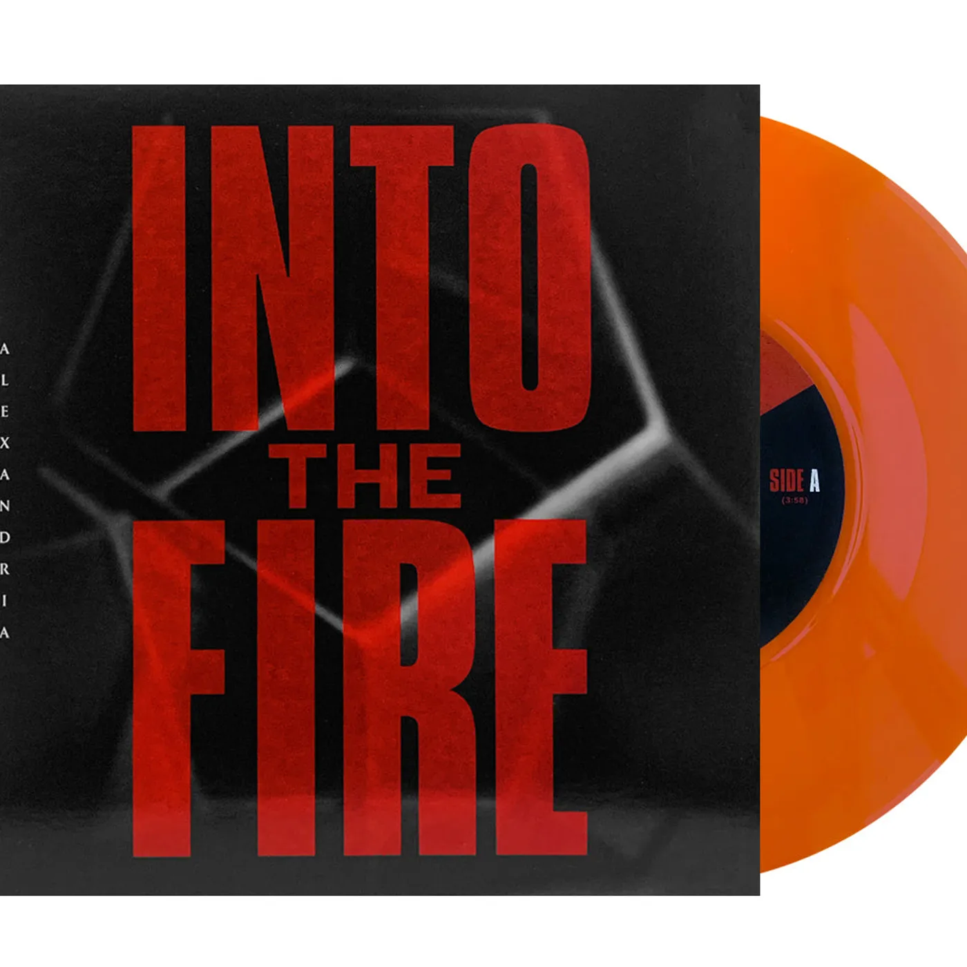 Asking Alexandria - 'Into The Fire' Single 7" Trans Orange Vinyl