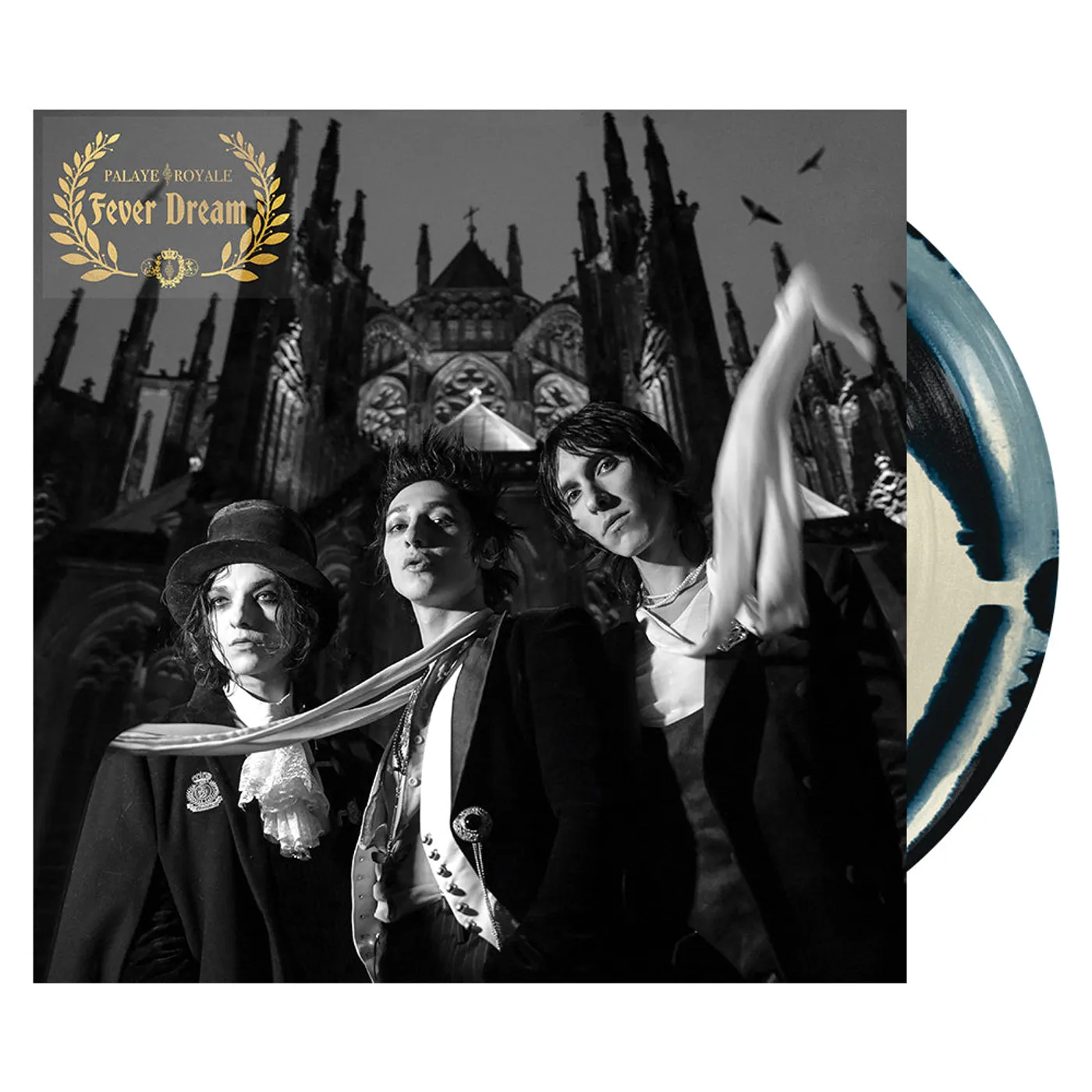Palaye Royale - 'Fever Dream' Blue + Bone + Black Swirl Vinyl