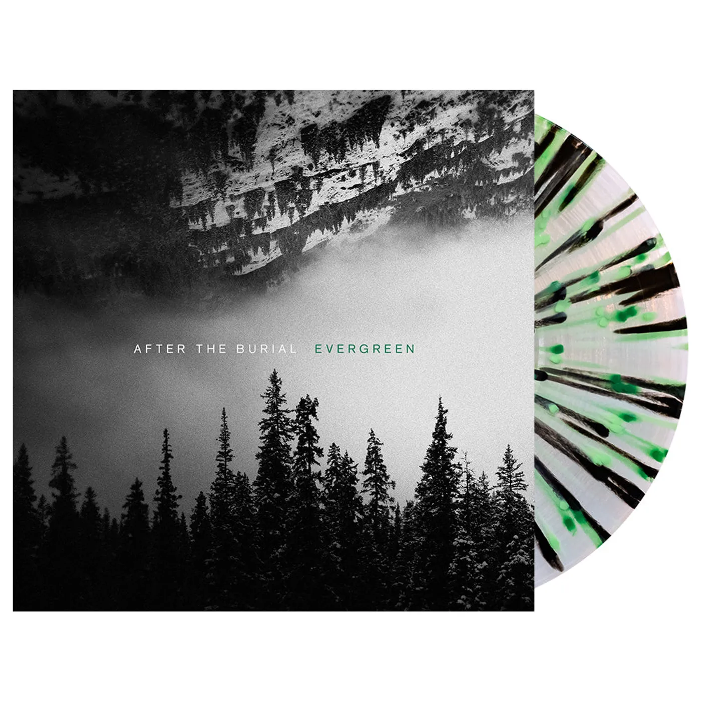After The Burial - 'Evergreen' Vinyl (Clear w/ Black + Evergreen + Mint Splatter)