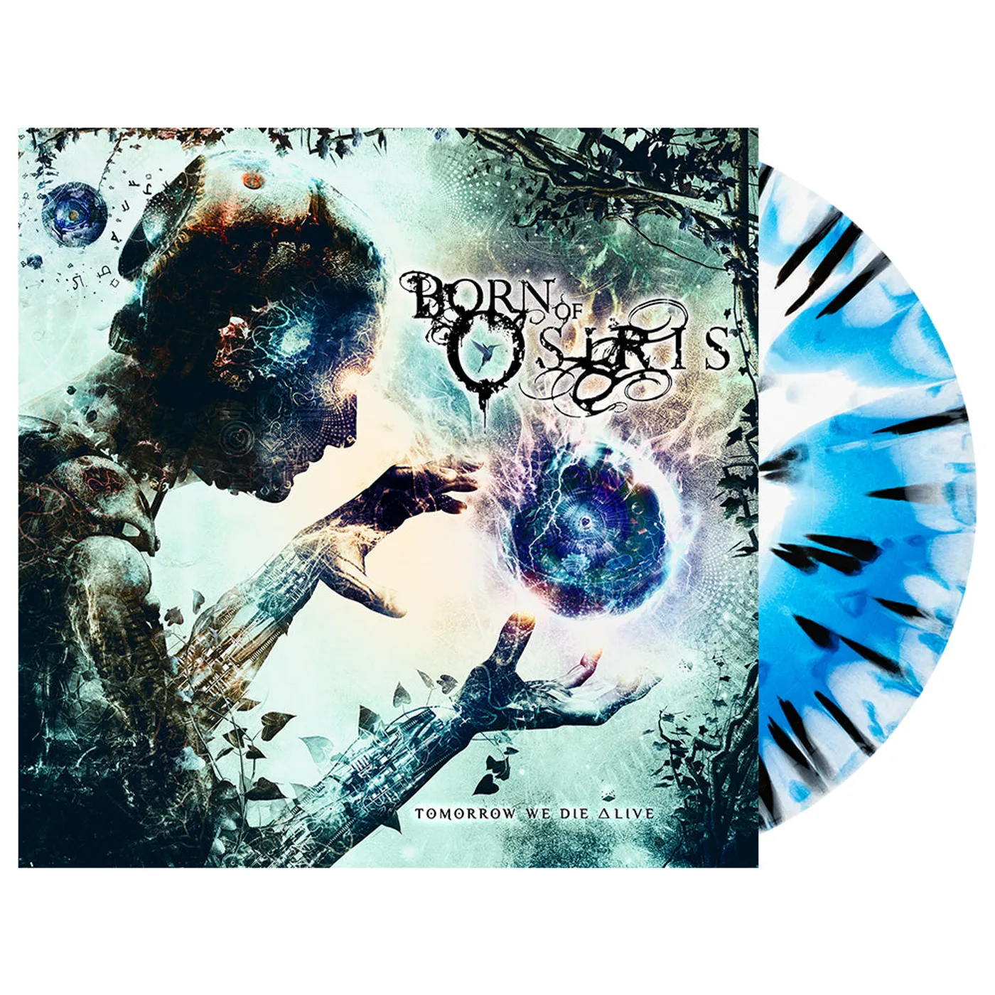 Born Of Osiris - 'Tomorrow We Die Alive' Vinyl (White + Royal Blue Side A/B w/ Black + White Splatter)