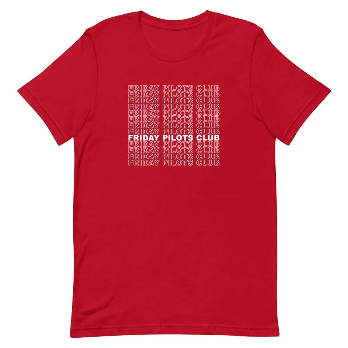 Friday Pilots Club - Short-Sleeve Unisex T-Shirt White