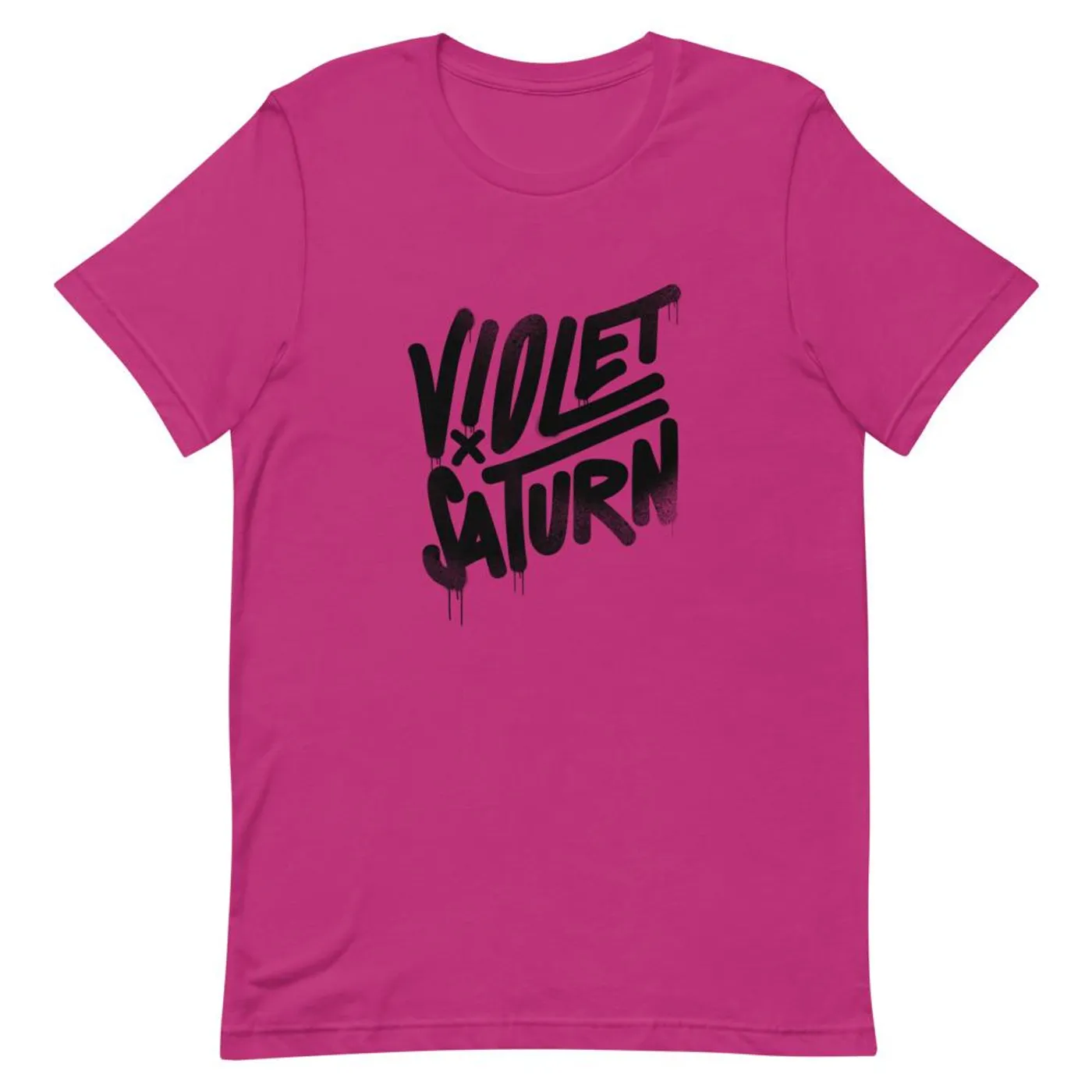 Violet Saturn - Short-Sleeve Unisex T-Shirt