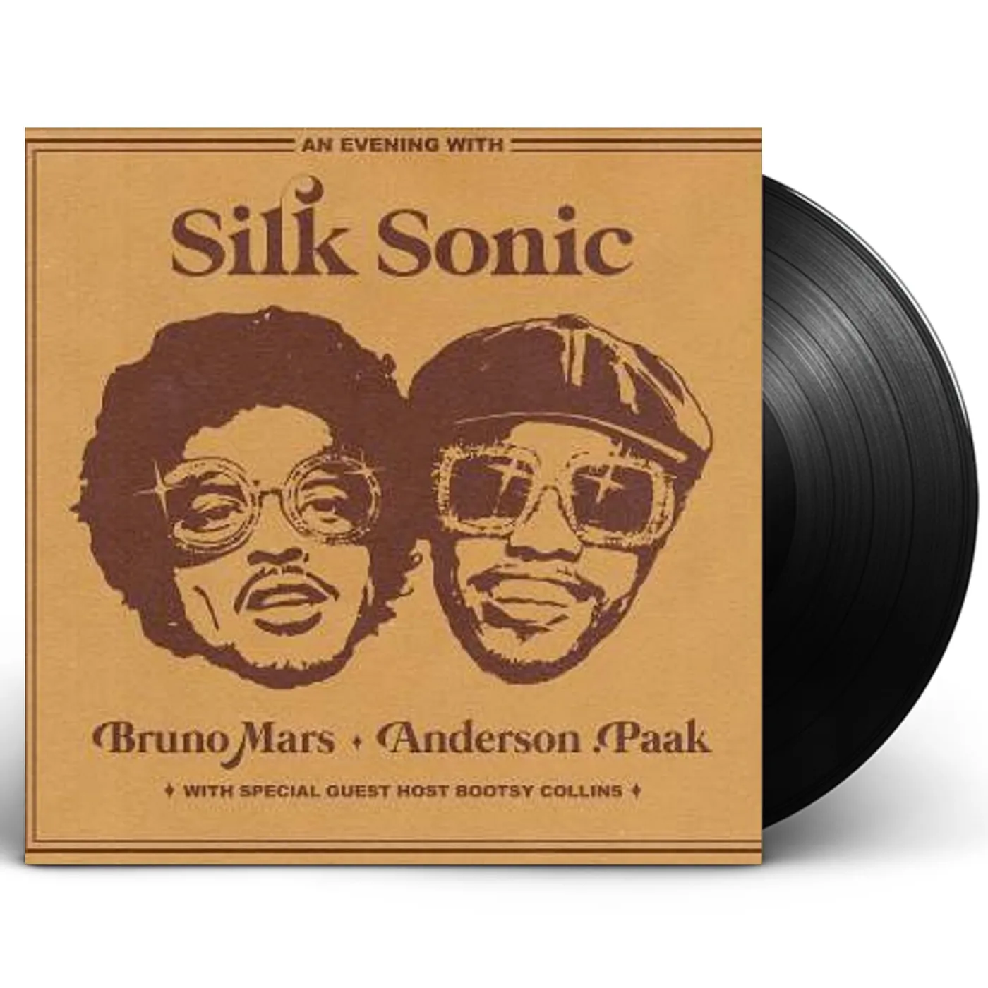 Anderson Paak, Bruno Mars Silk Sonic "An Evening with Silk Sonic" LP Vinyl (SOLD OUT)