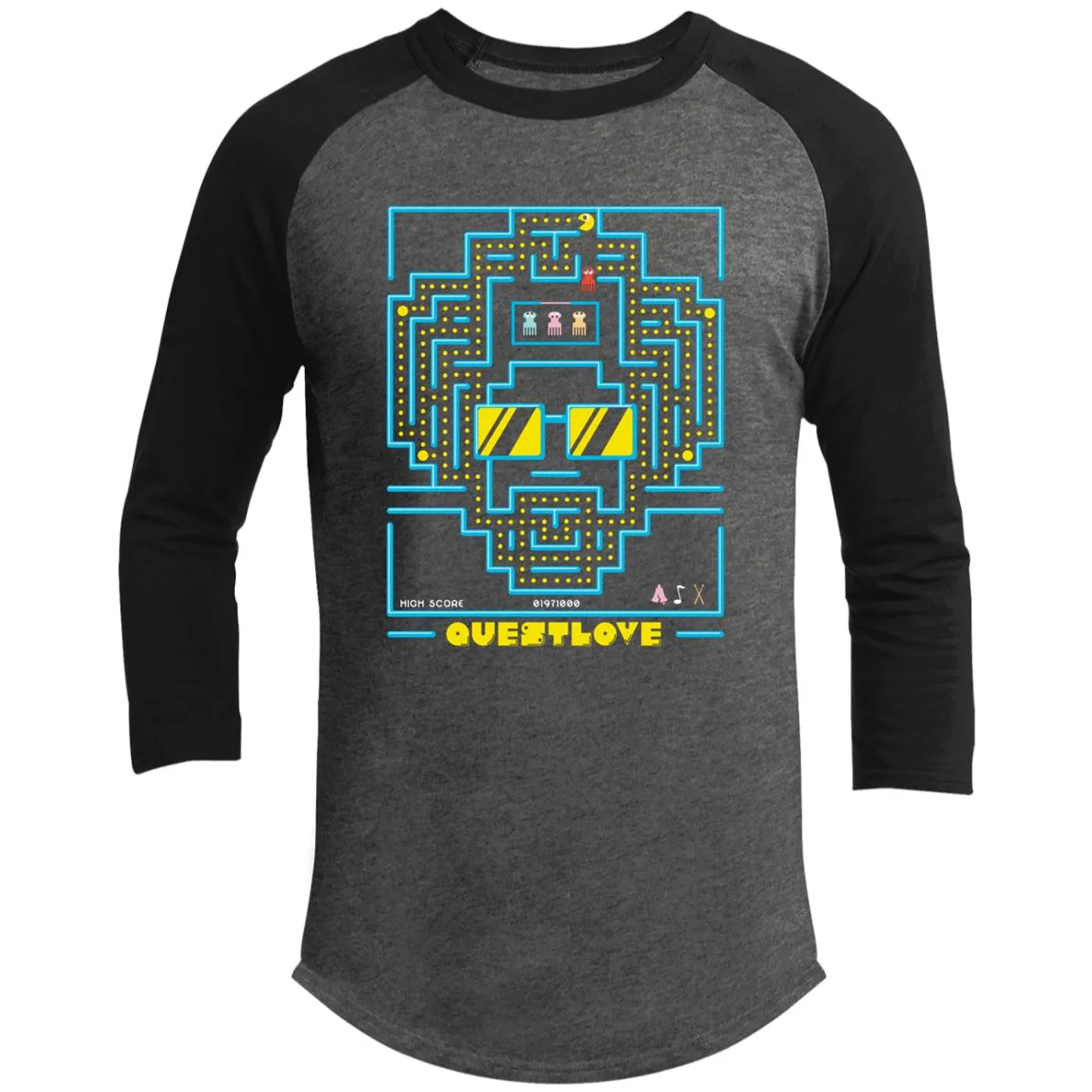 ?uestlove Quest-Man 3/4 Raglan Sleeve Shirt
