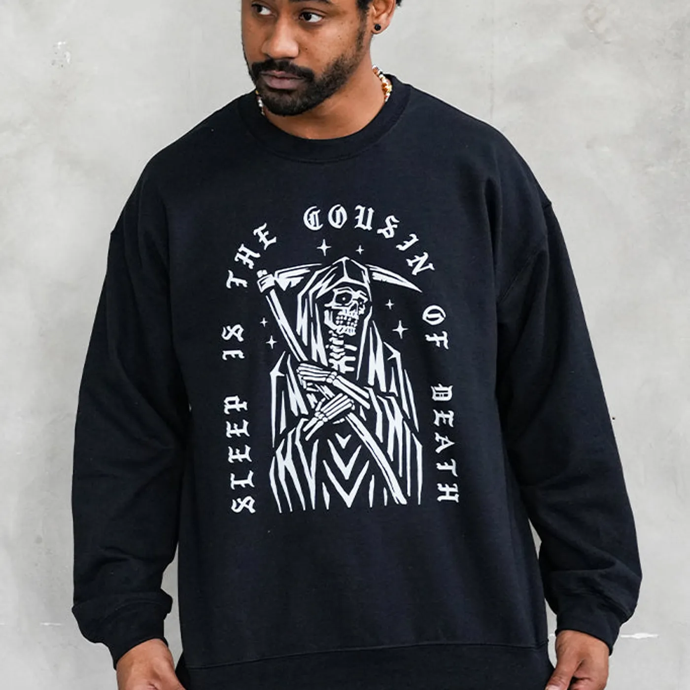 Nas Sleep Is The Cousin Of Death Crewneck Sweatshirt (PRE ORDER)