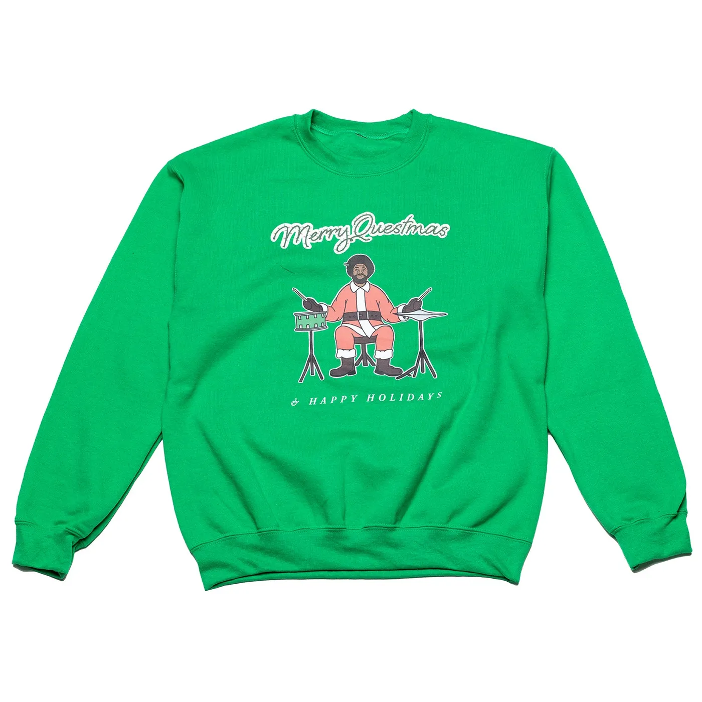 ?uestlove Merry Questmas Crewneck Sweatshirt