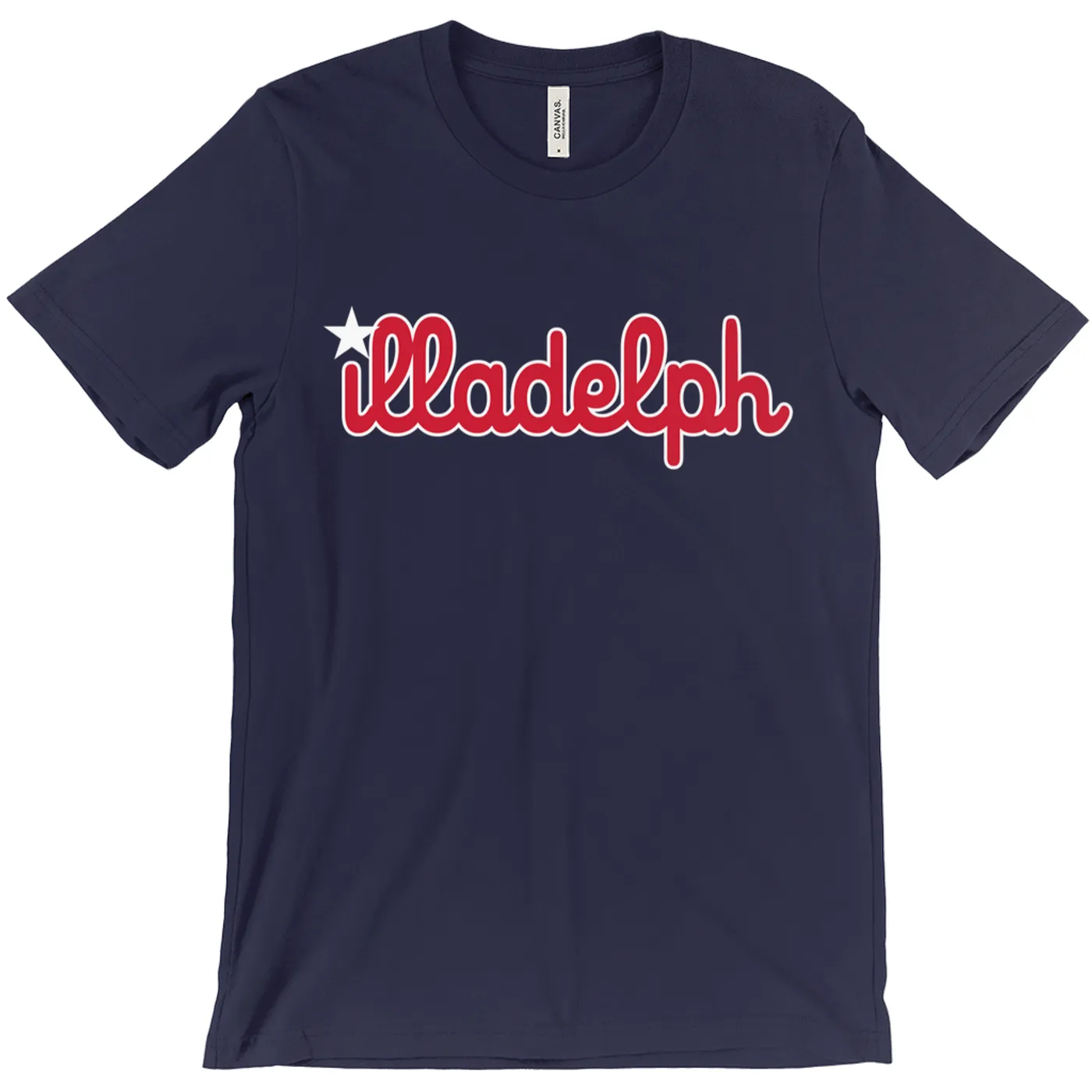 OKAYPLAYER Modern Illadelph Navy T-Shirt