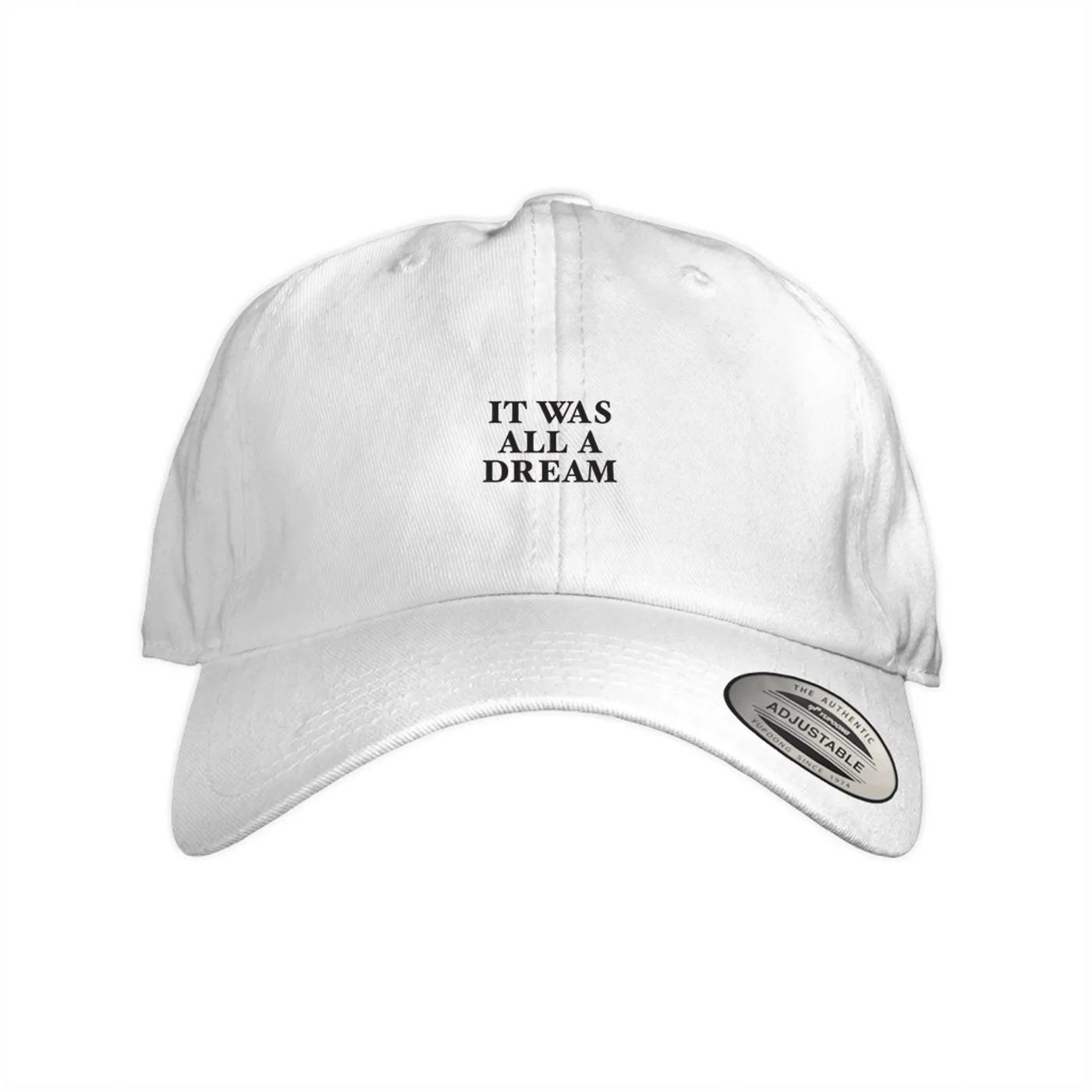 OKAYPLAYER It Was All A Dream Dad Hat White