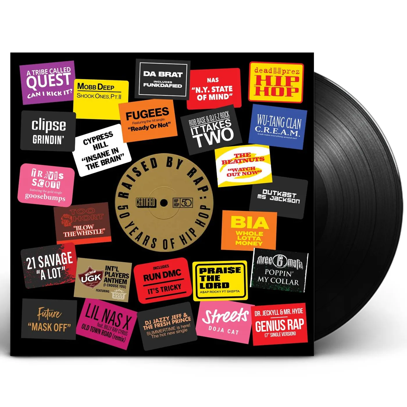 Various Artists 'Raised By Rap: 50 Years of Hip Hop' 2xLP 12" Vinyl [SOLD OUT]