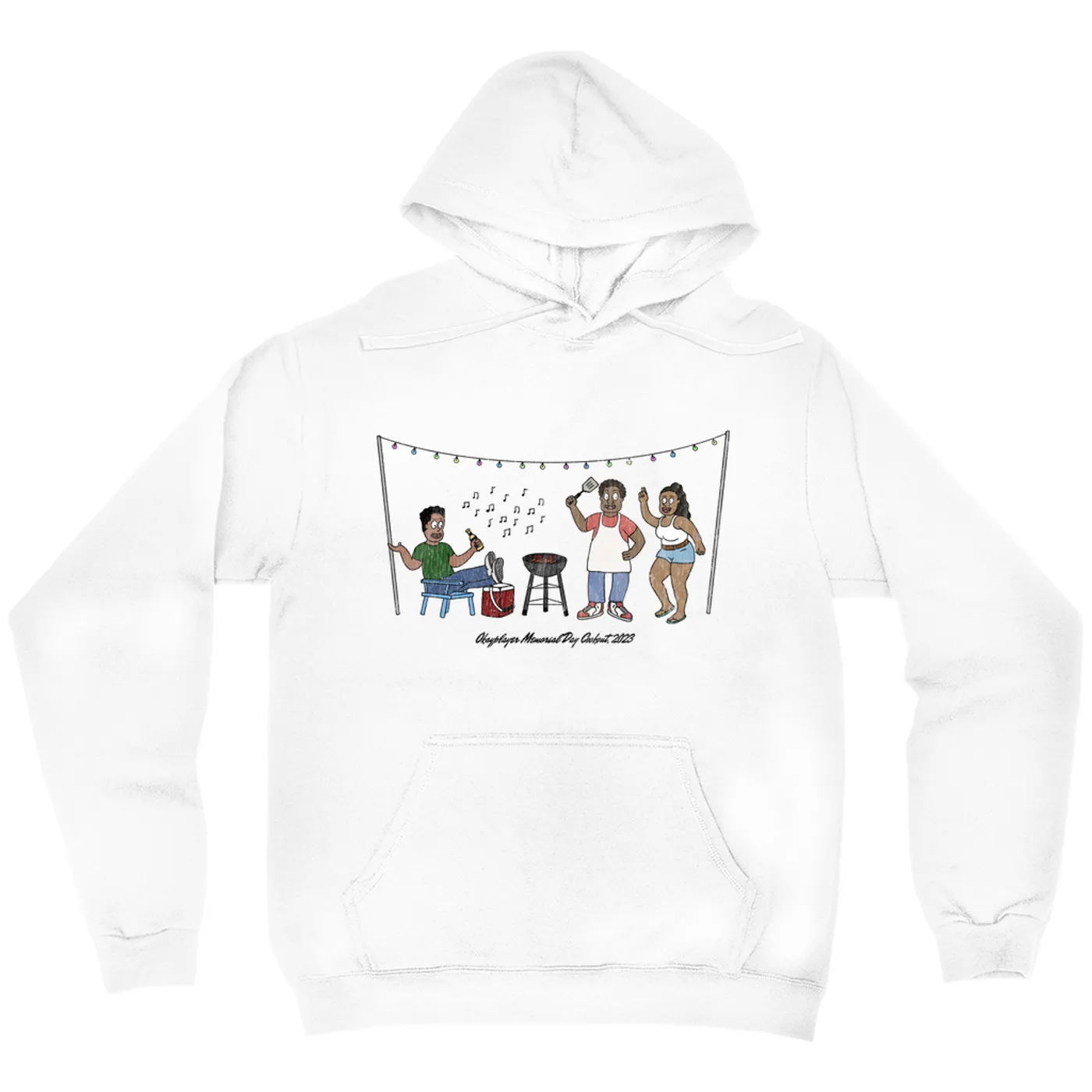 Okayplayer Memorial Day Cookout 2023 Hooded Sweatshirt