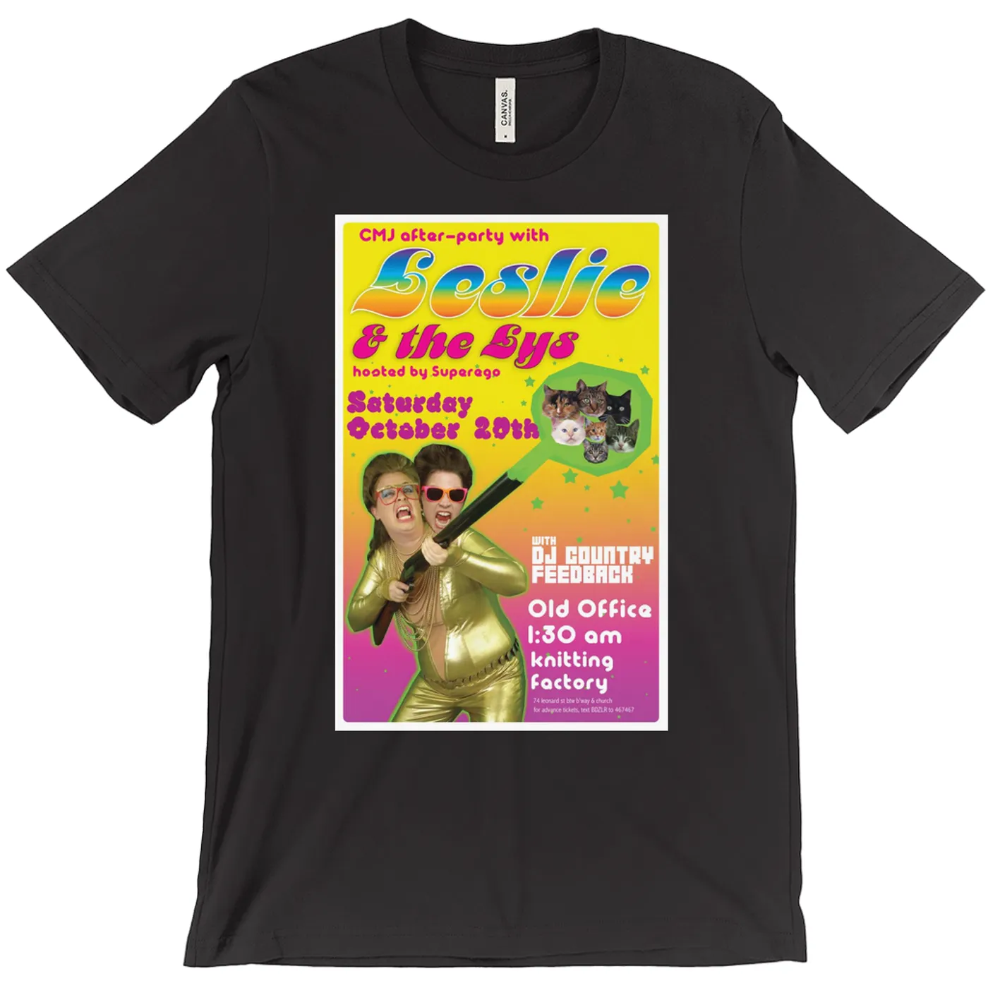 Leslie & the Lys at Knitting Factory T-Shirt