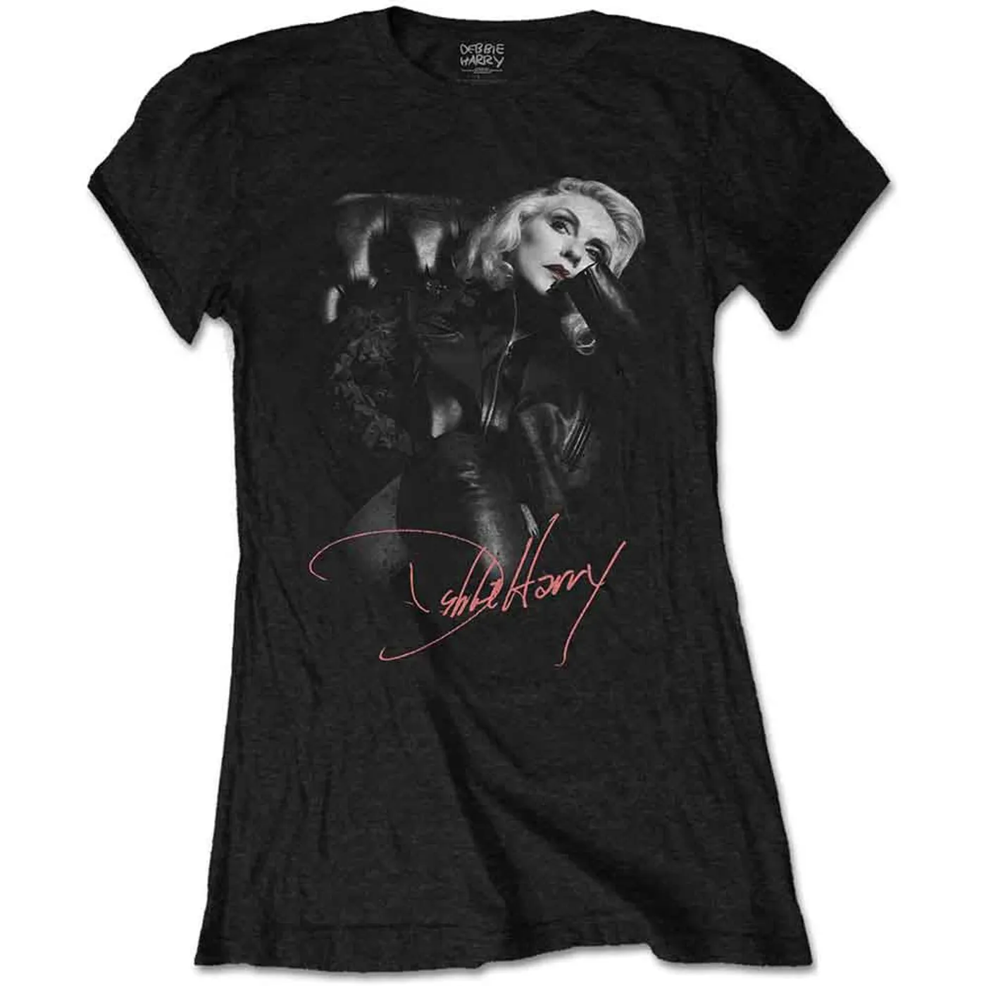 Debbie Harry Woman's T Shirt - Leather Girl