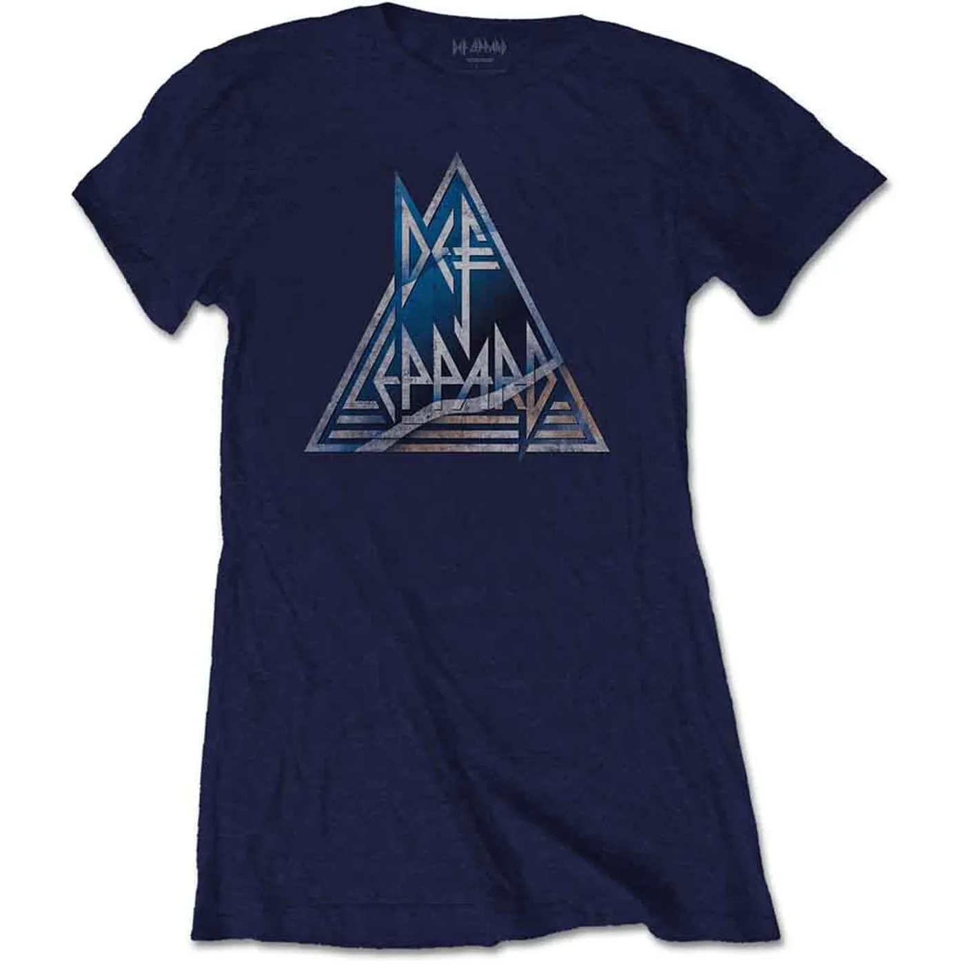 Def Leppard Woman's T Shirt - Triangle Logo