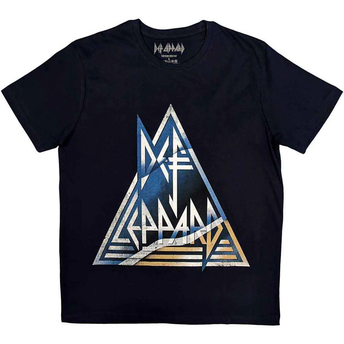 Def Leppard T Shirt - Triangle Logo